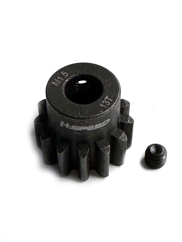 Pignon acier 13 dents M1,5 alésage 8mm - Breizh Modélisme.