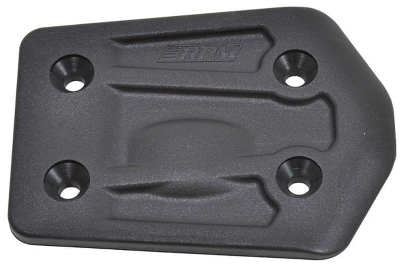 Plaque de protection arrière noire modèles ARRMA 1/8 et 1/10 RPM81442 - Breizh Modélisme.