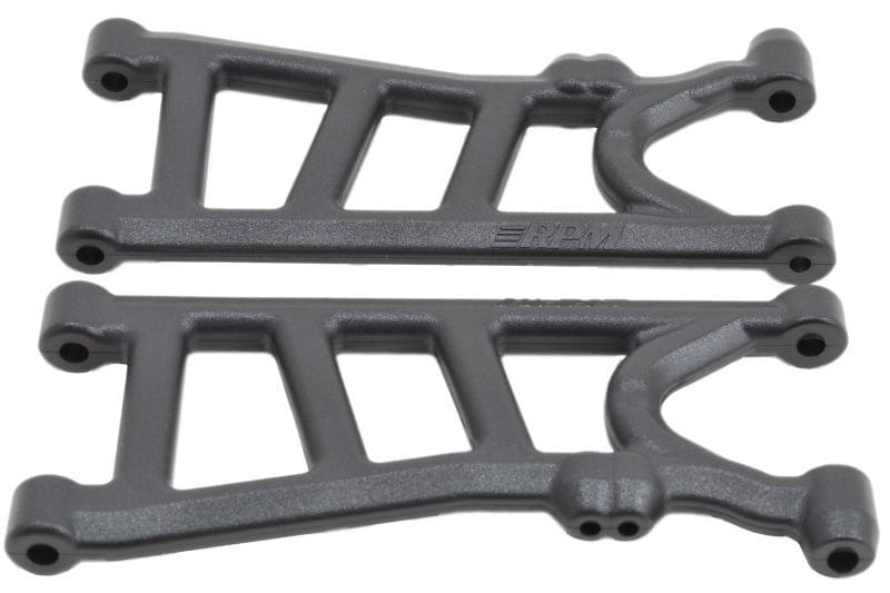 Triangle de suspension arrière noir ARRMA Typhon 4x4 3S BLX - RPM80842 - Breizh Modélisme.