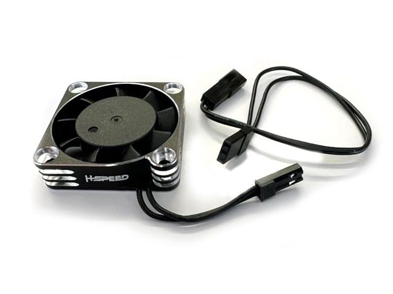 Ventilateur haute vitesse 40mm aluminium H-SPEED 5V-8,4V prise JST - HSPX034 - Breizh Modélisme.