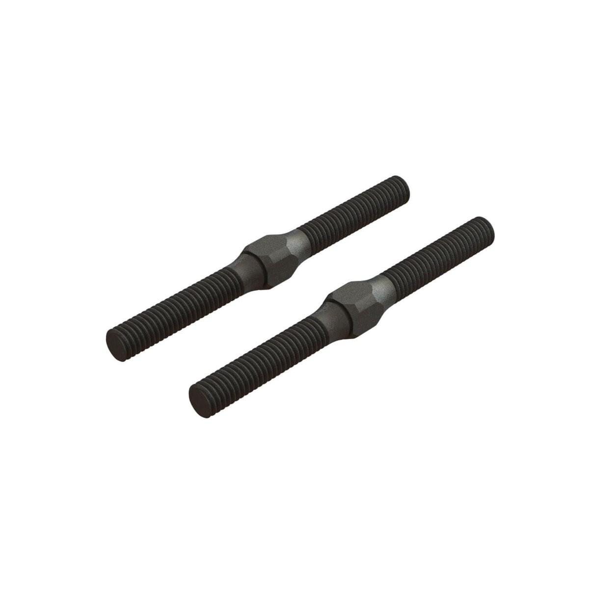 2 Biellettes acier Arrma M4x48mm noires - ARA330542 - Breizh Modélisme.