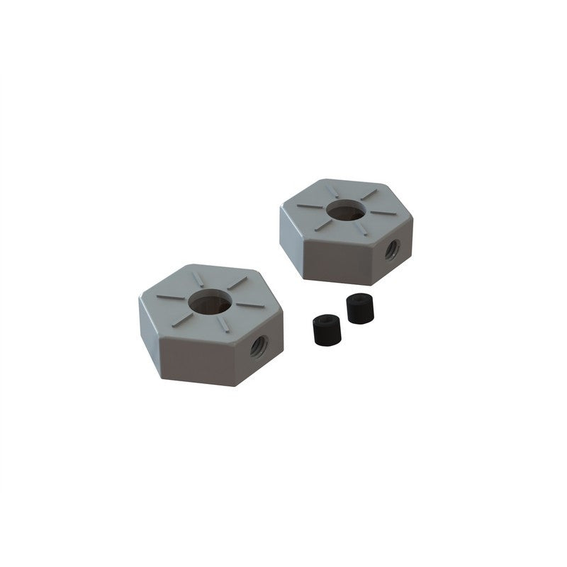 2 Hexagones de Roue 14 mm Métal 4x4 3S Arrma AR310871 - Breizh Modélisme.