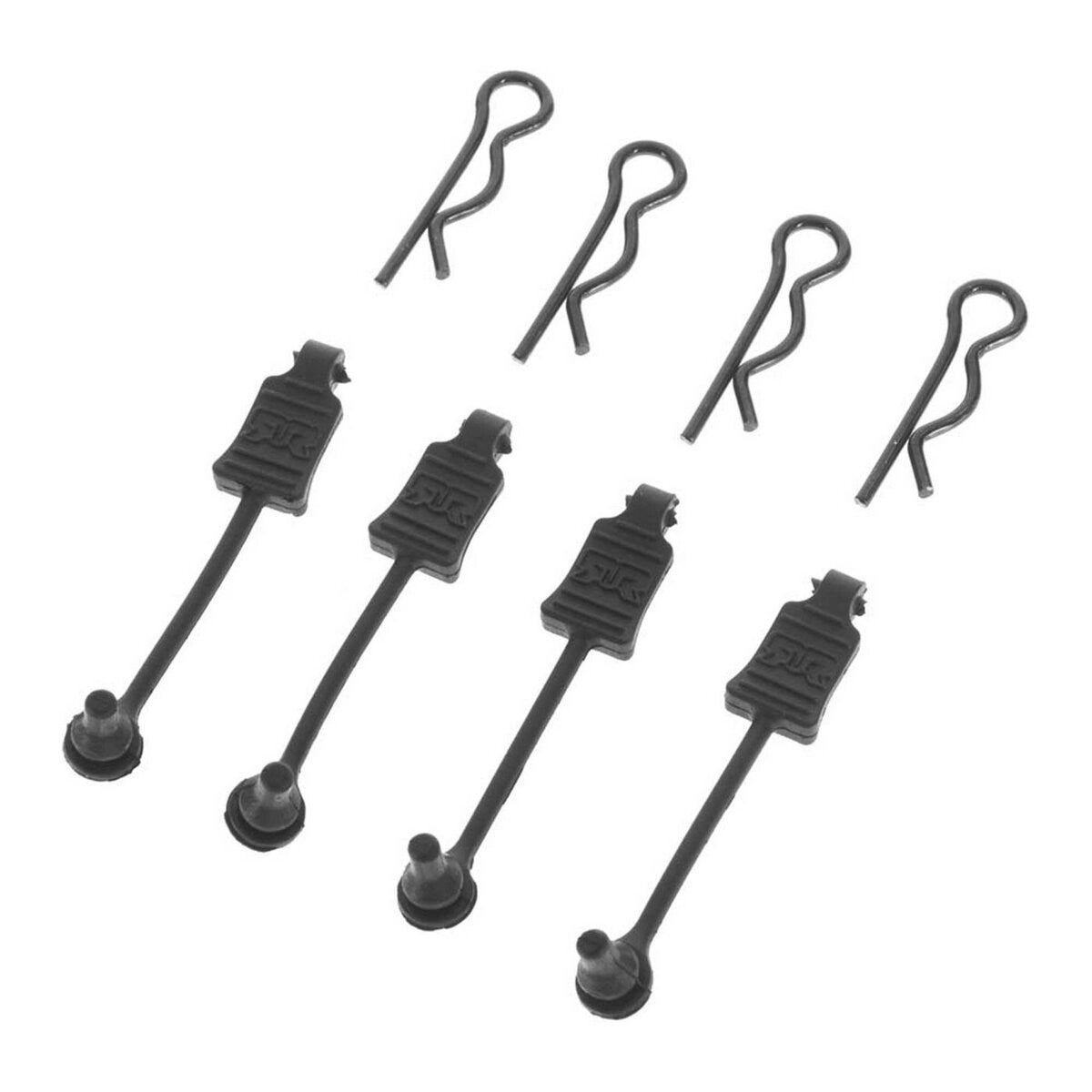 4 Clips de carrosserie 1/8 Noirs  Arrma AR390178 - Breizh Modélisme.