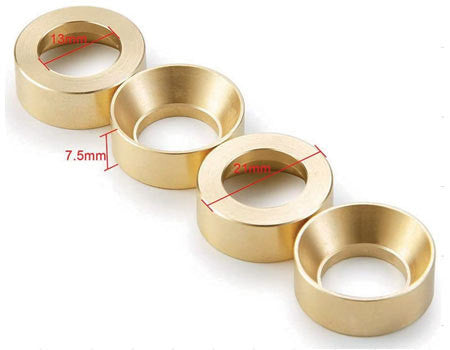 Anneau cuvette en laiton pour Axial SCX24 - T422599 - Breizh Modélisme.