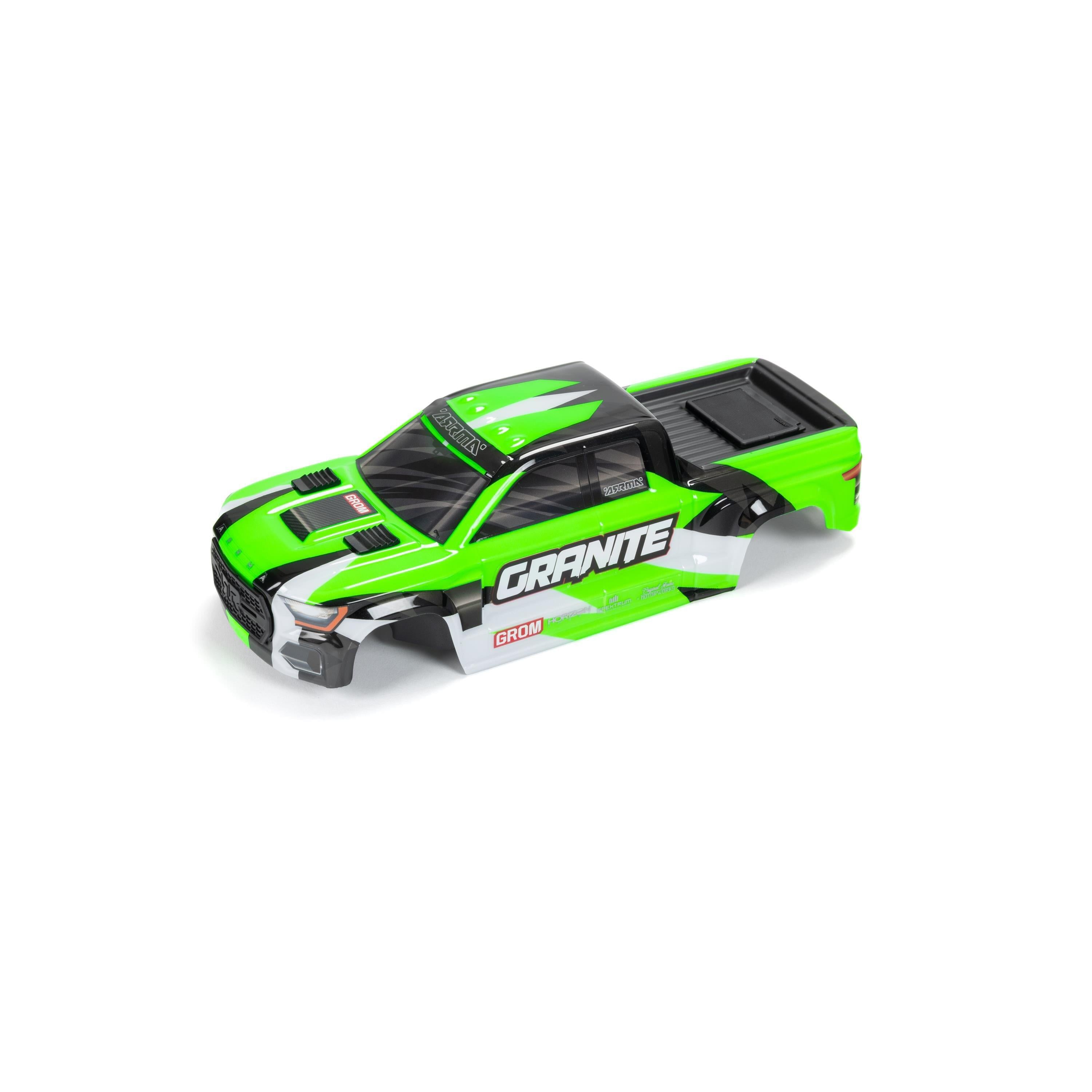 Carrosserie peinte pour Arrma Granite Grom vert ARA412003 - Breizh Modélisme.
