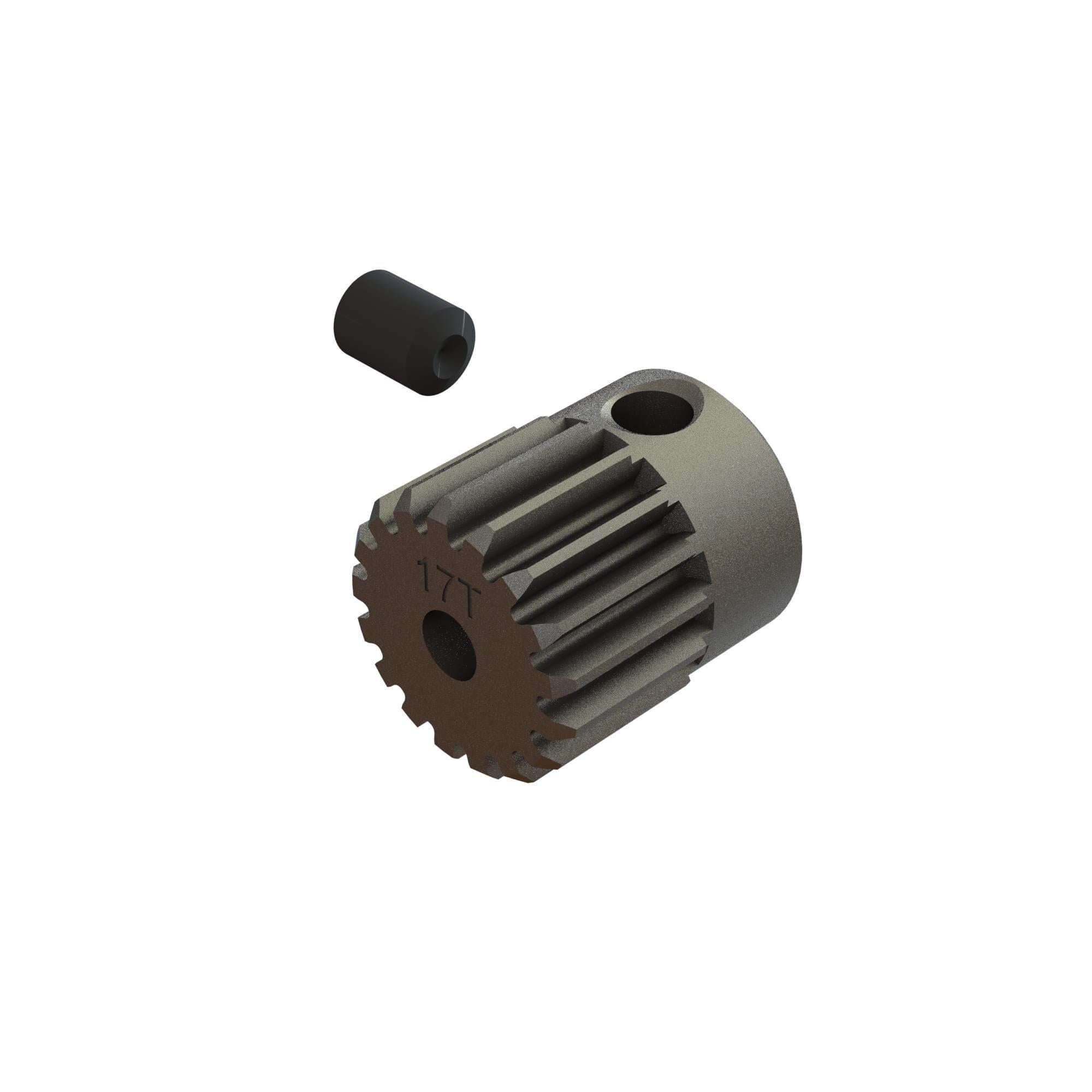 Pignon 17T 0,5 MOD CNC alésage 2,3 mm ARA311203 - Breizh Modélisme.