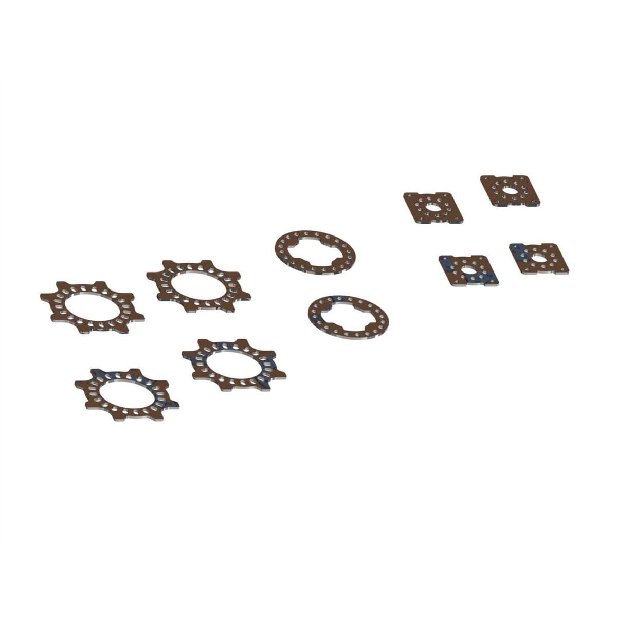 Plaques de diff actif pour Arrma EXB AR310984 - Breizh Modélisme.