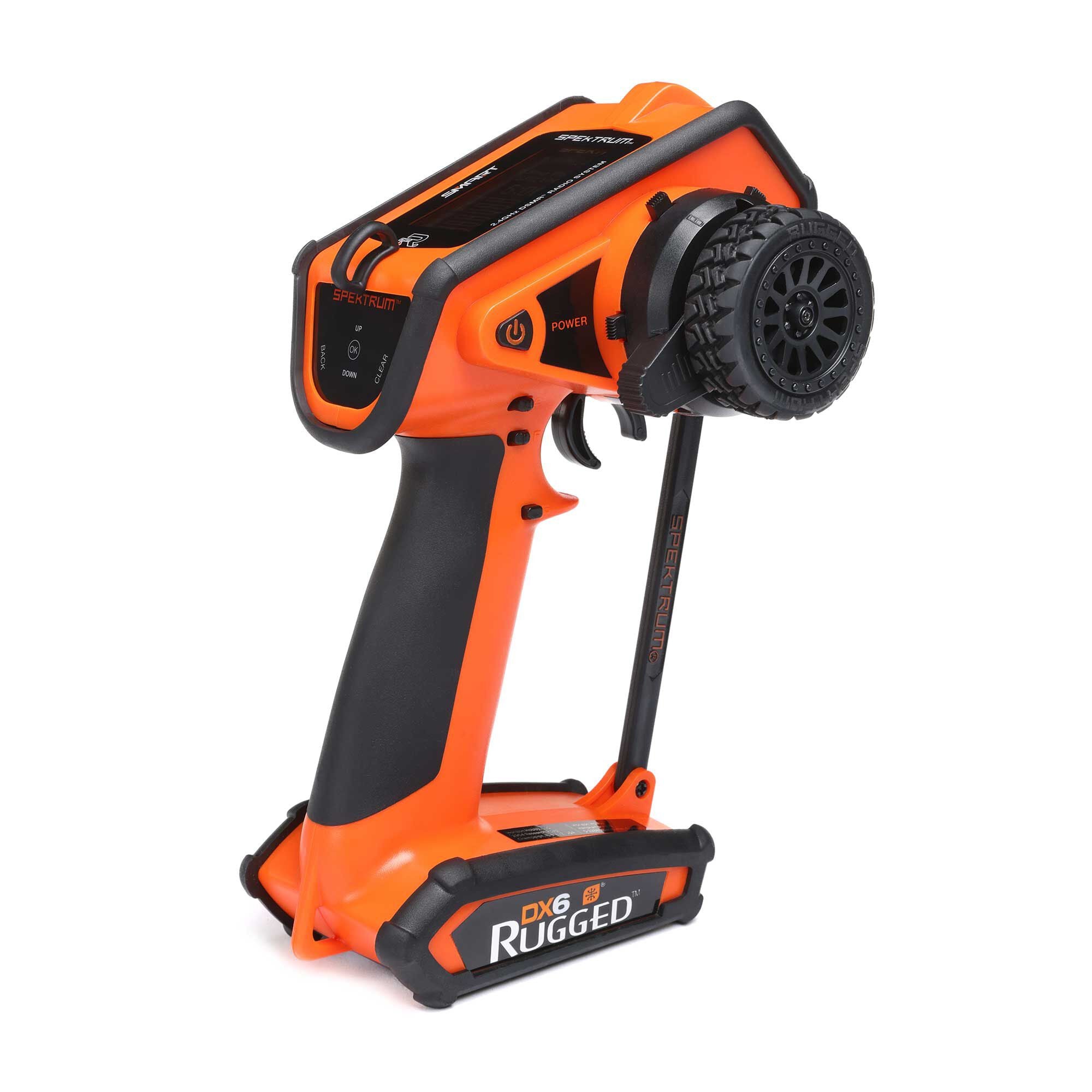 Radio DSMR Spektrum 6 canaux DX6 orange - SPMR6215O - Breizh Modélisme.