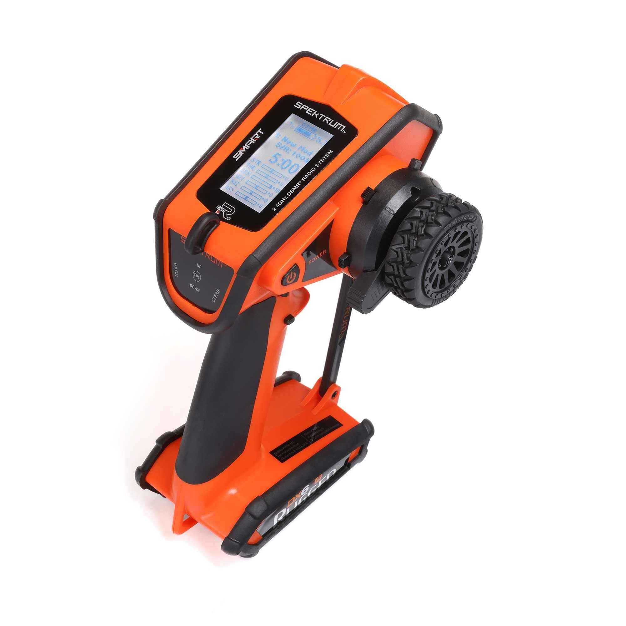 Radio DSMR Spektrum 6 canaux DX6 orange - SPMR6215O - Breizh Modélisme.