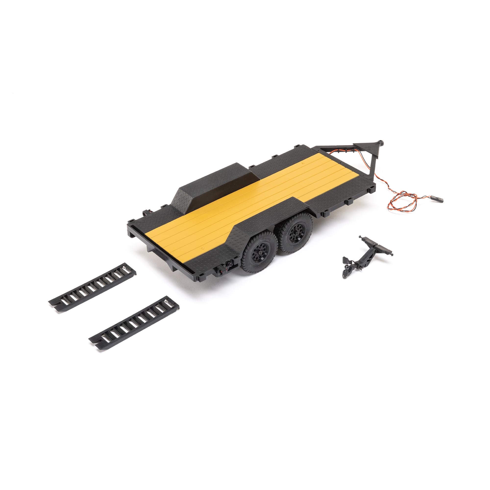 Remorque à plateau pour véhicule SCX24 1/24 - AXI00009 - Breizh Modélisme.