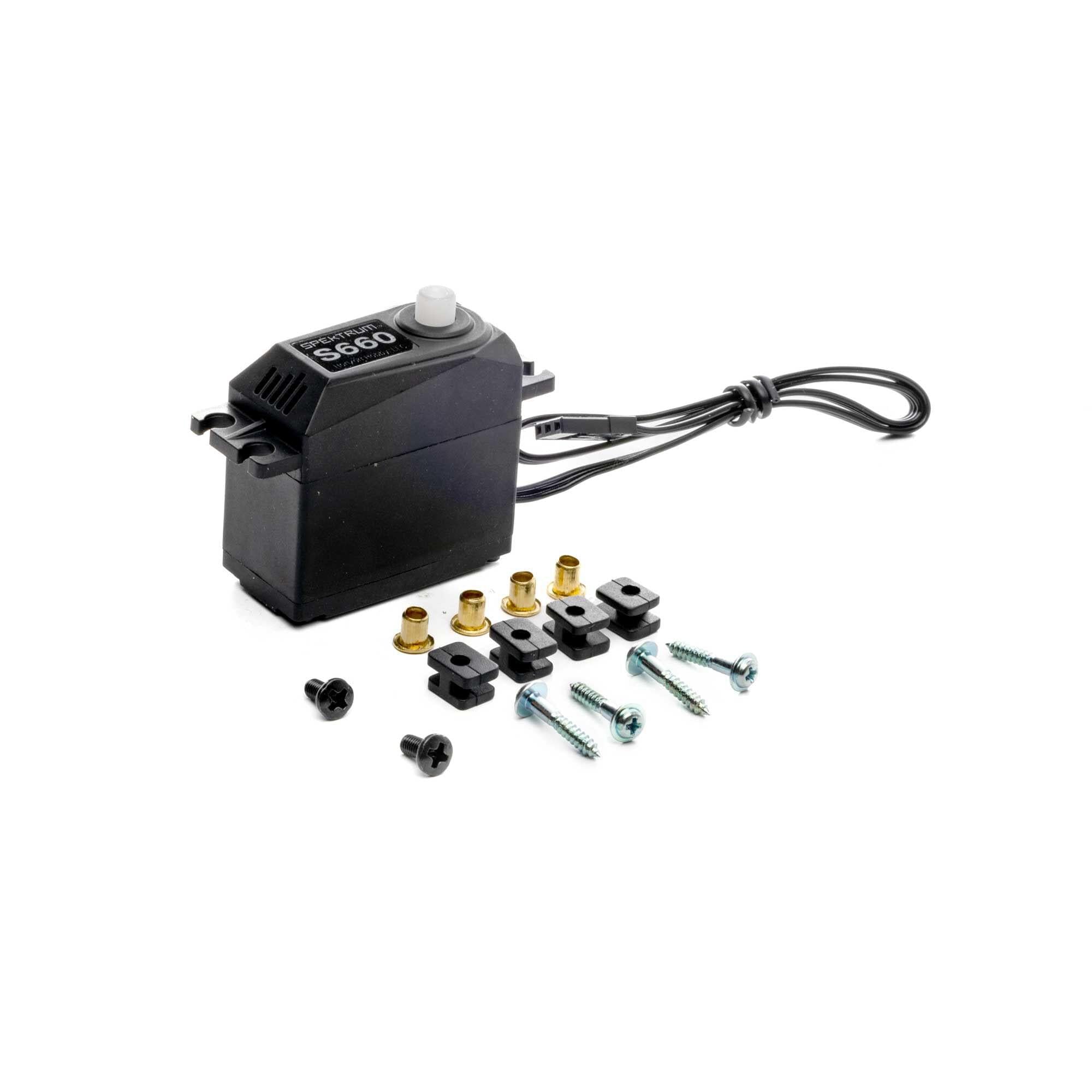 Servomoteur S660 5 kg 25 dents - SPMS660 - Breizh Modélisme.