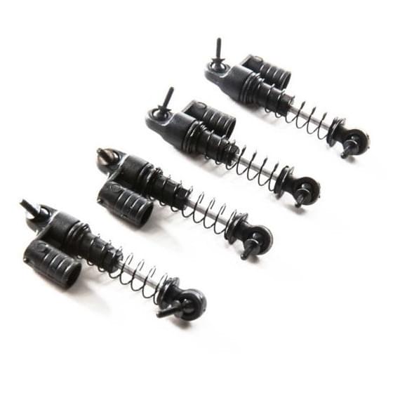 Set de 4 Amortisseurs Assemblé Axial SCX24 - AXI31612 - Breizh Modélisme.