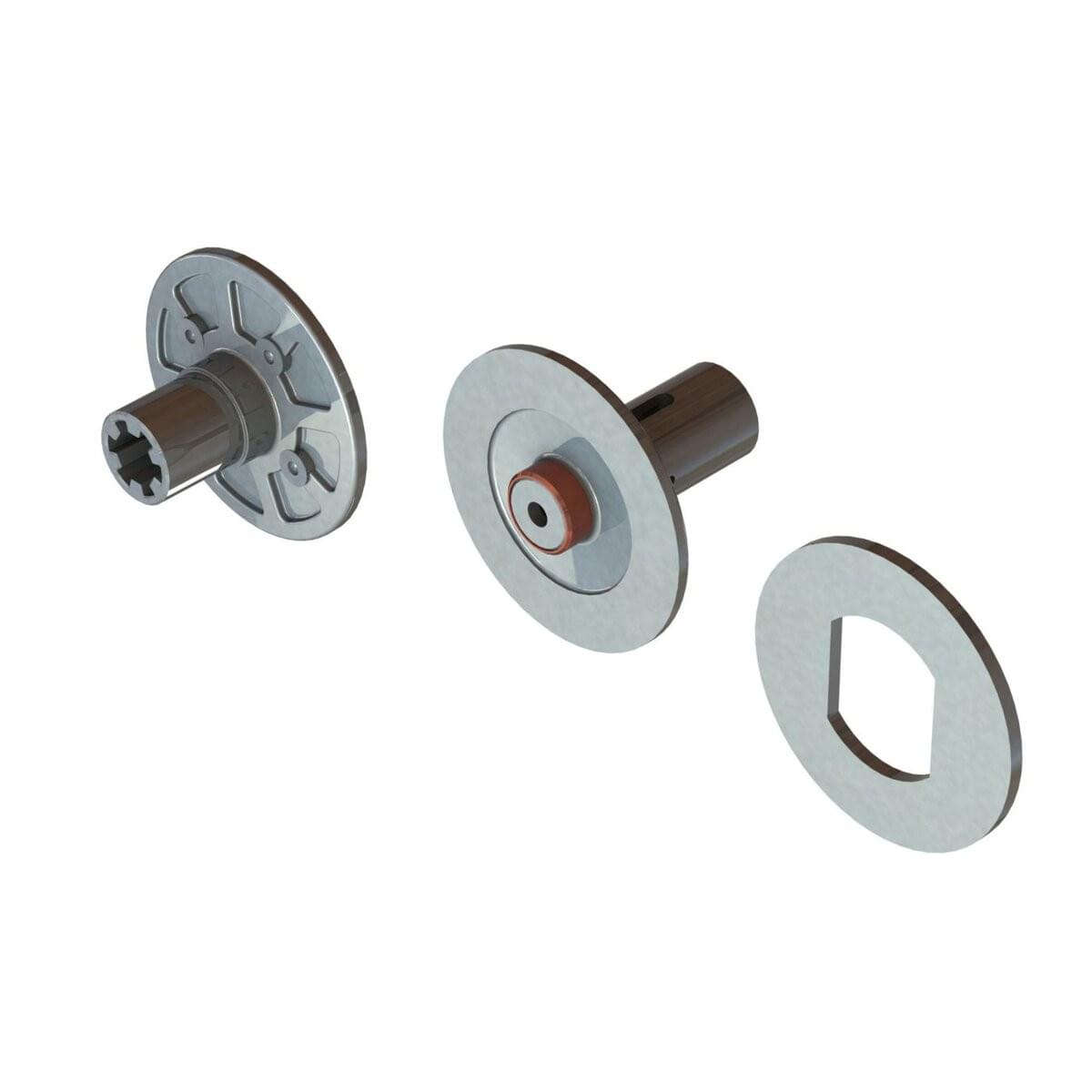 Set plateau et moyeu de slipper Arrma AR310946 - Breizh Modélisme.
