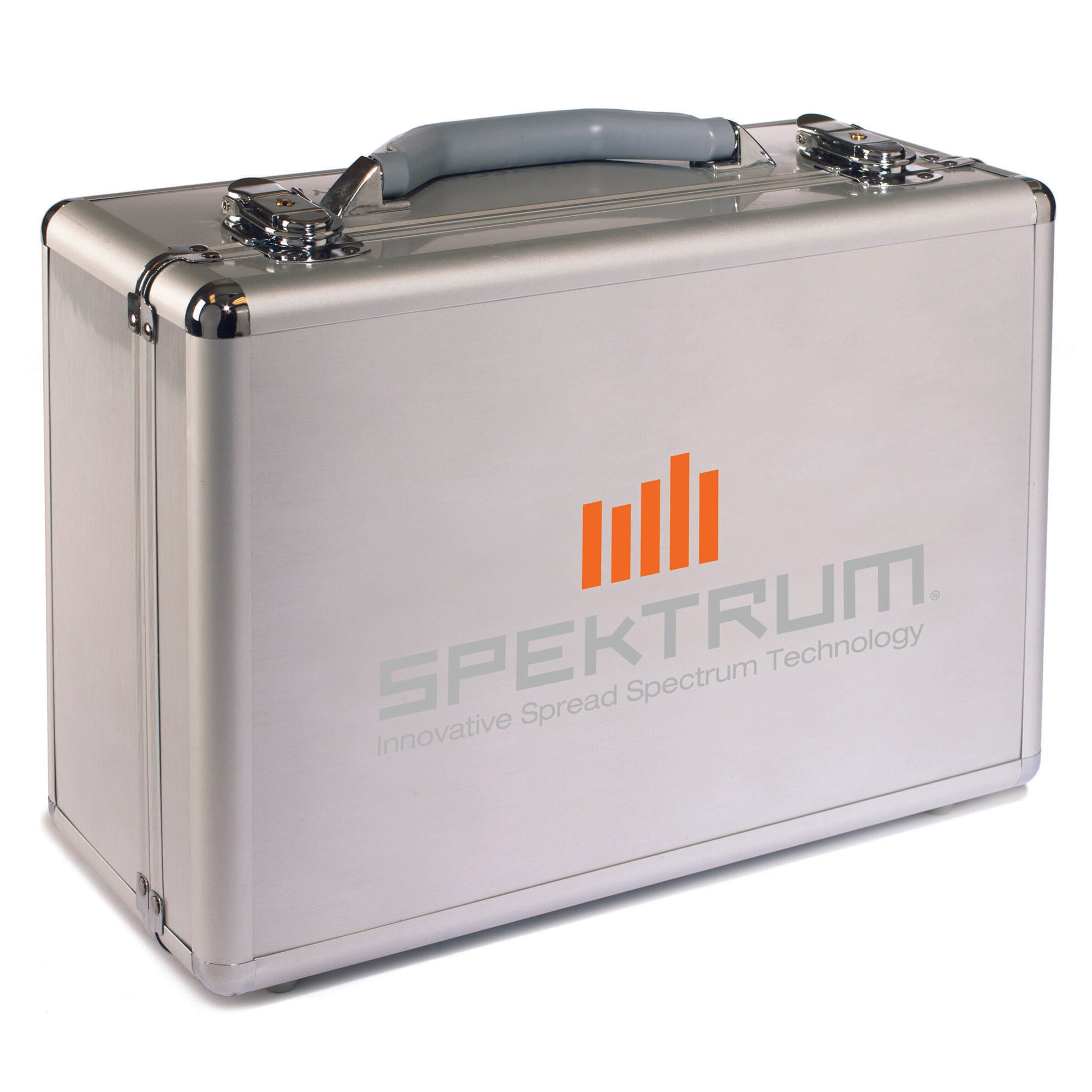Valise de transport Spektrum en alu pour radio voiture/bateau - SPM6713 - Breizh Modélisme.