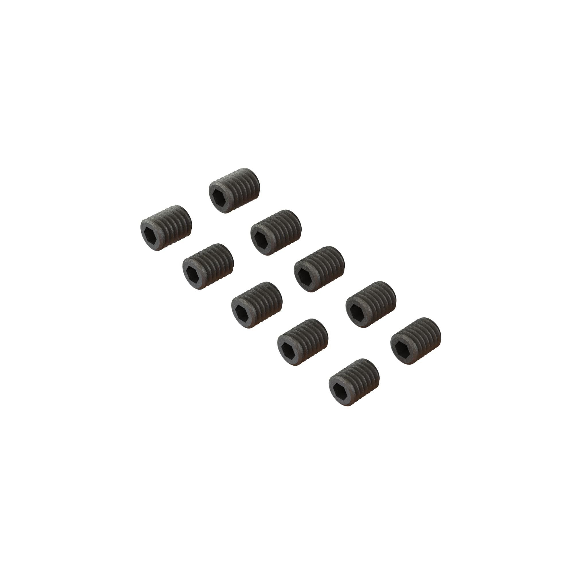 Vis de réglage M3x4mm (10) - ARA724304 - Breizh Modélisme.
