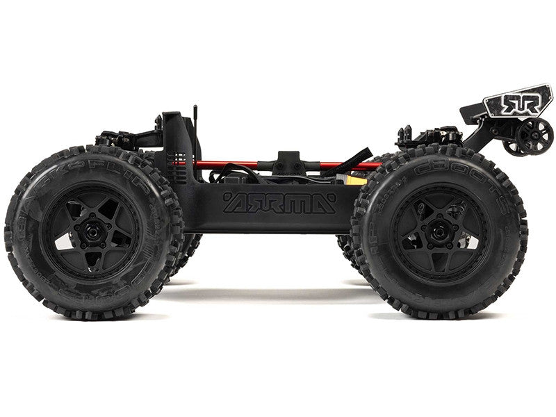 ARRMA ARA8611V6T2 Notorious 6S V6 1/8 4X4 BLX Brushless RTR, bleu - Breizh Modélisme.