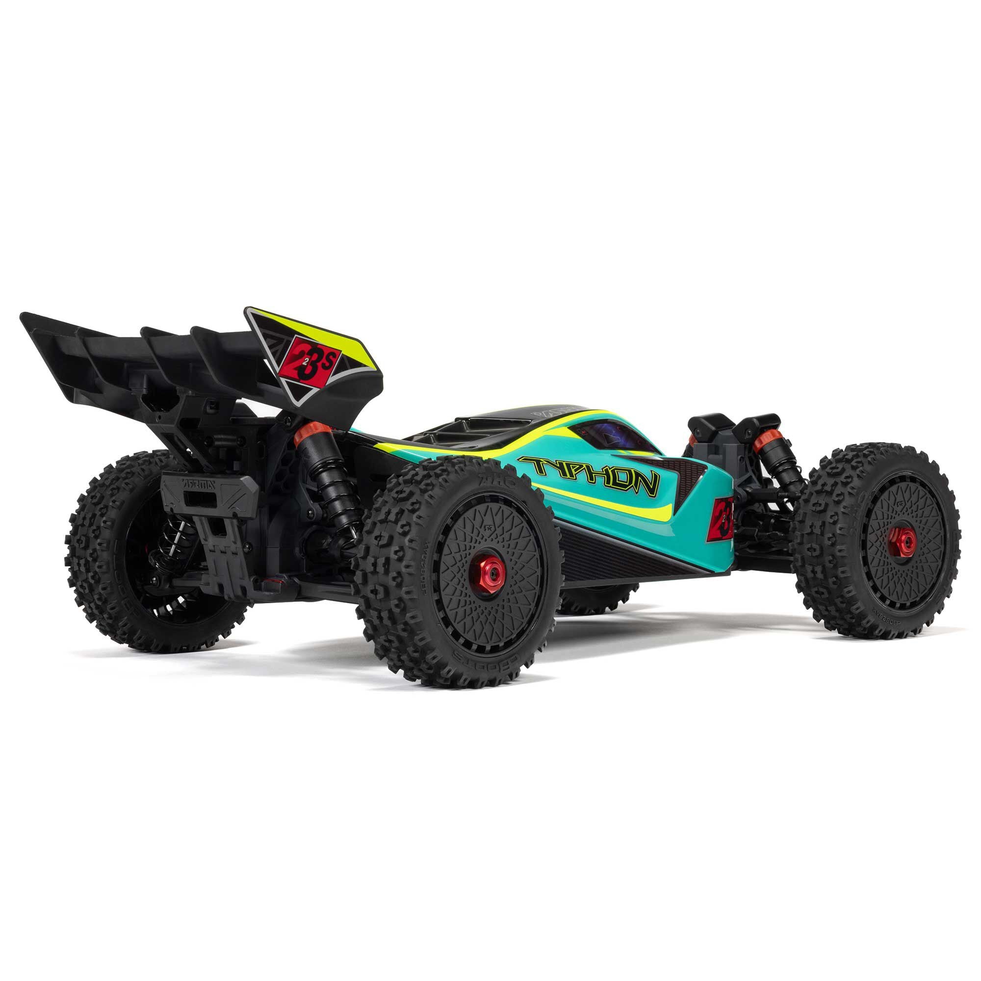Arrma Buggy 4X4 Typhon brushless 223S BLX 1/8 avec DSC RTR vert - ARA4306V4T1 - Breizh Modélisme.