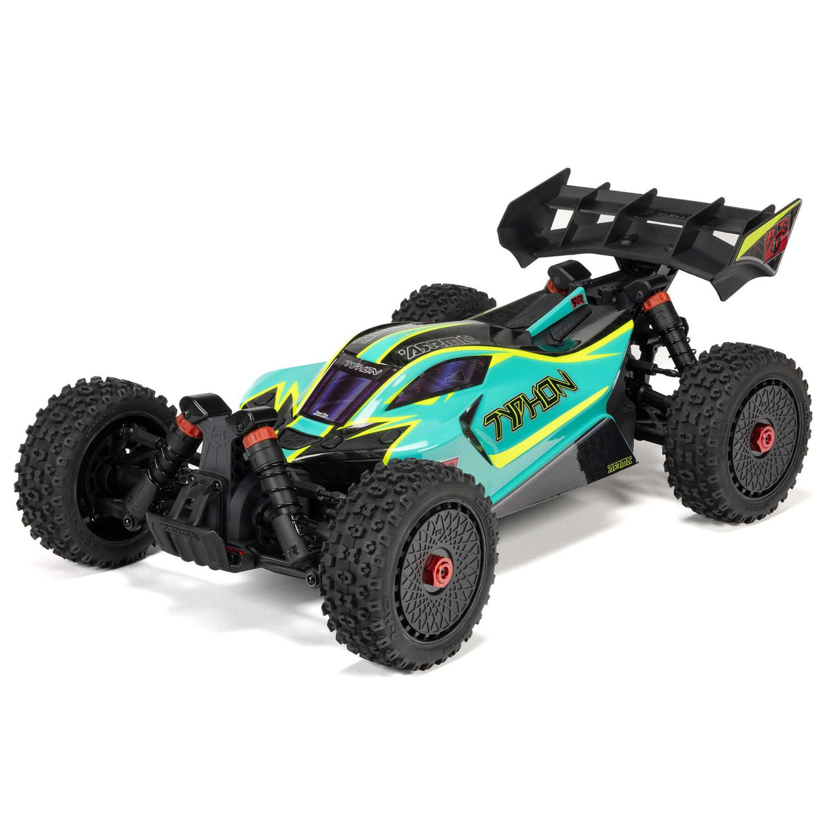 Arrma Buggy 4X4 Typhon brushless 223S BLX 1/8 avec DSC RTR vert - ARA4306V4T1 - Breizh Modélisme.