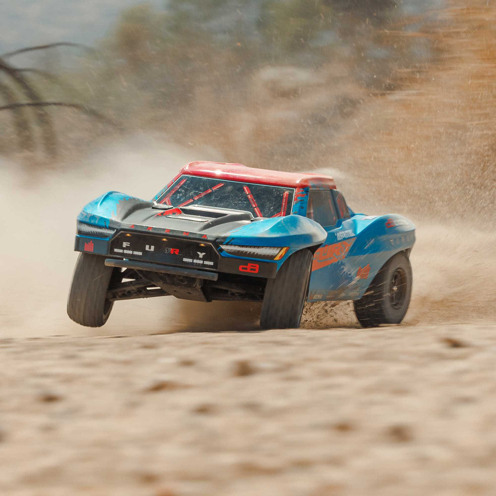 Arrma Fury 223S BLX Brushless 2WD Short Course bleu RTR - ARA3521T1 - Breizh Modélisme.