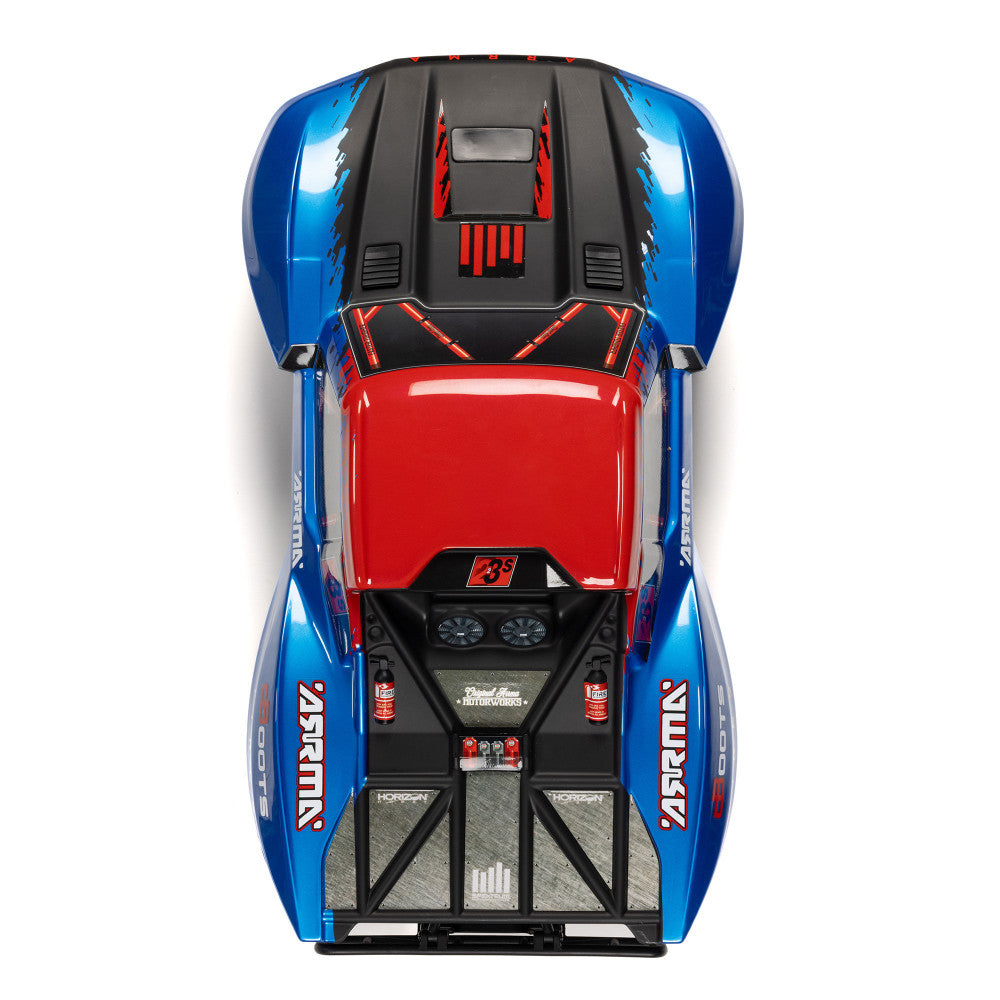 Arrma Fury 223S BLX Brushless 2WD Short Course bleu RTR - ARA3521T1 - Breizh Modélisme.