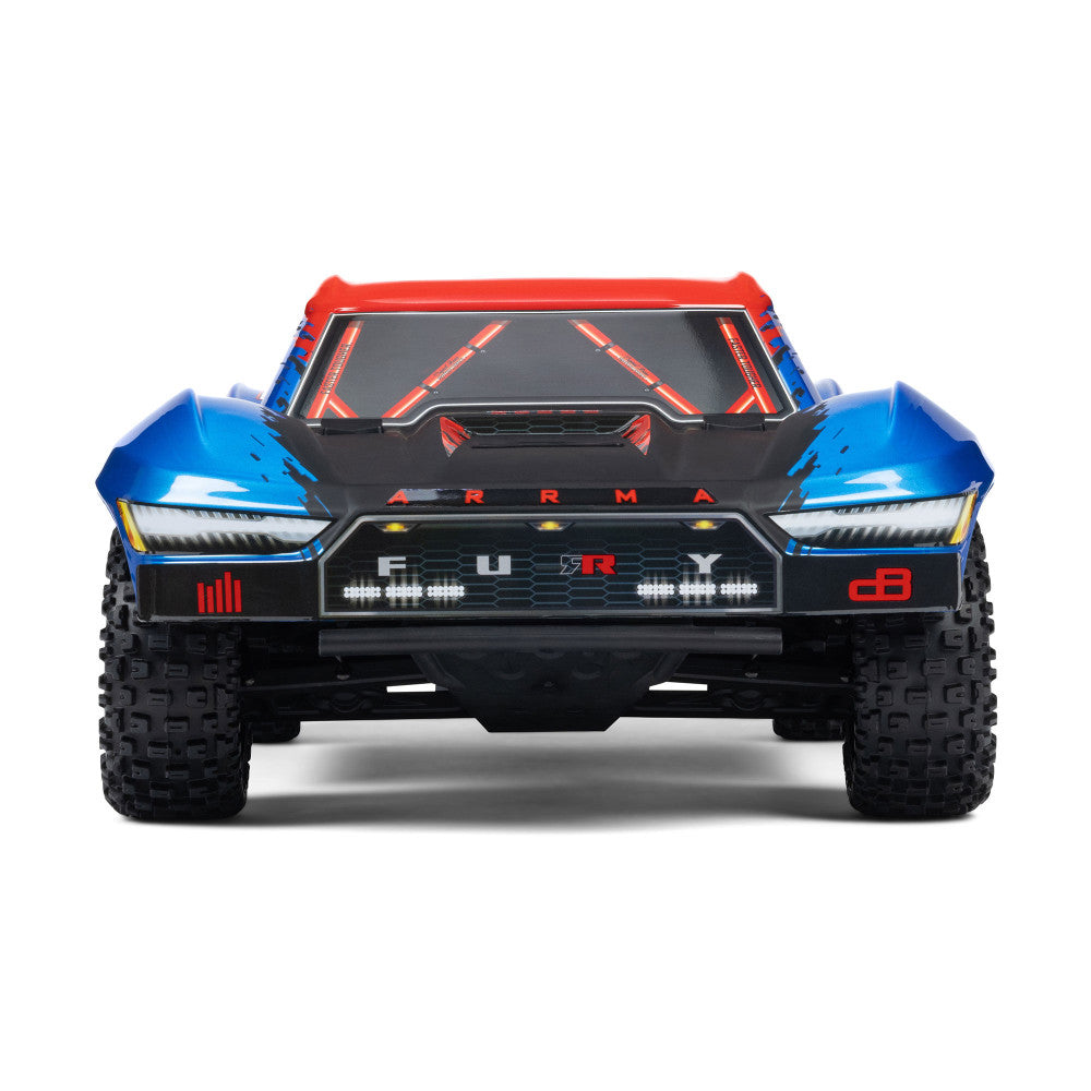 Arrma Fury 223S BLX Brushless 2WD Short Course bleu RTR - ARA3521T1 - Breizh Modélisme.