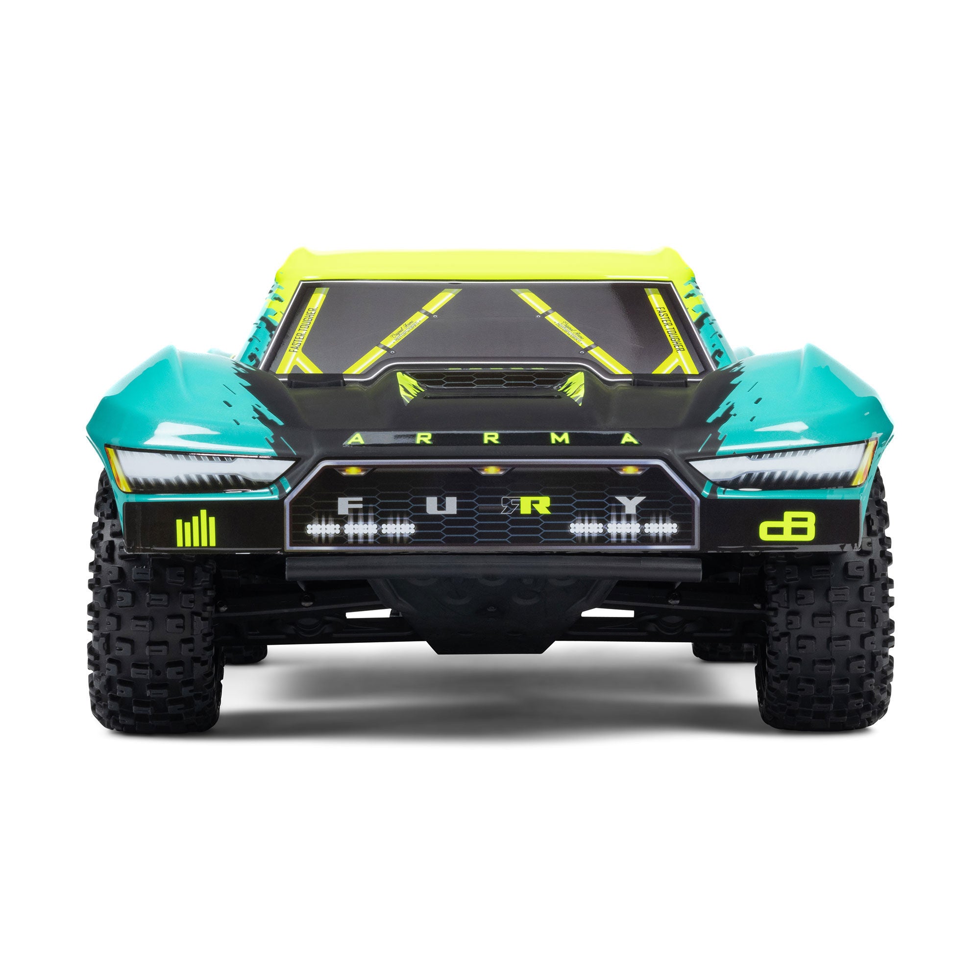 Arrma Fury 223S BLX Brushless 2WD Short Course vert RTR - ARA3521T2 - Breizh Modélisme.