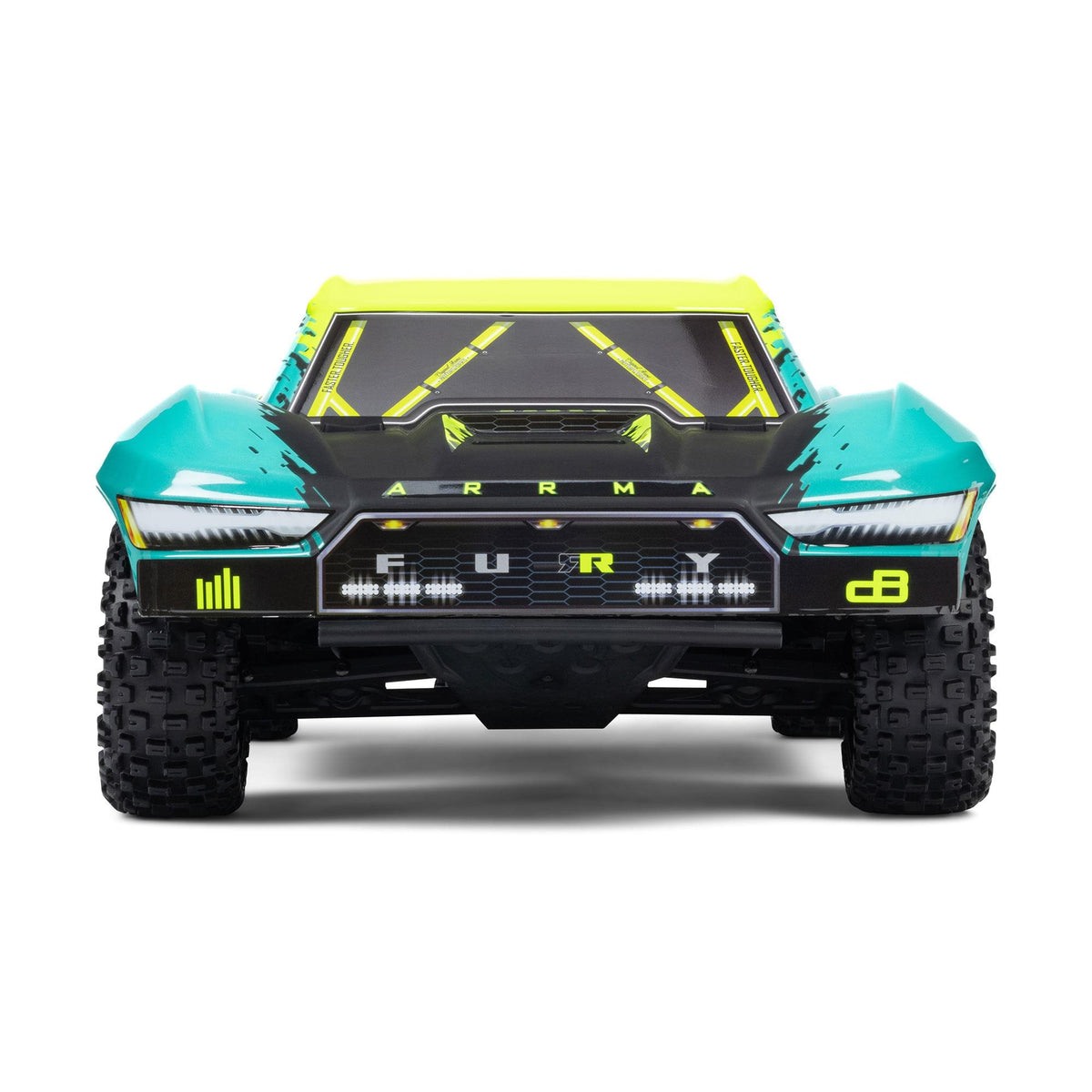Arrma Fury 223S BLX Brushless 2WD Short Course vert RTR - ARA3521T2 - Breizh Modélisme.
