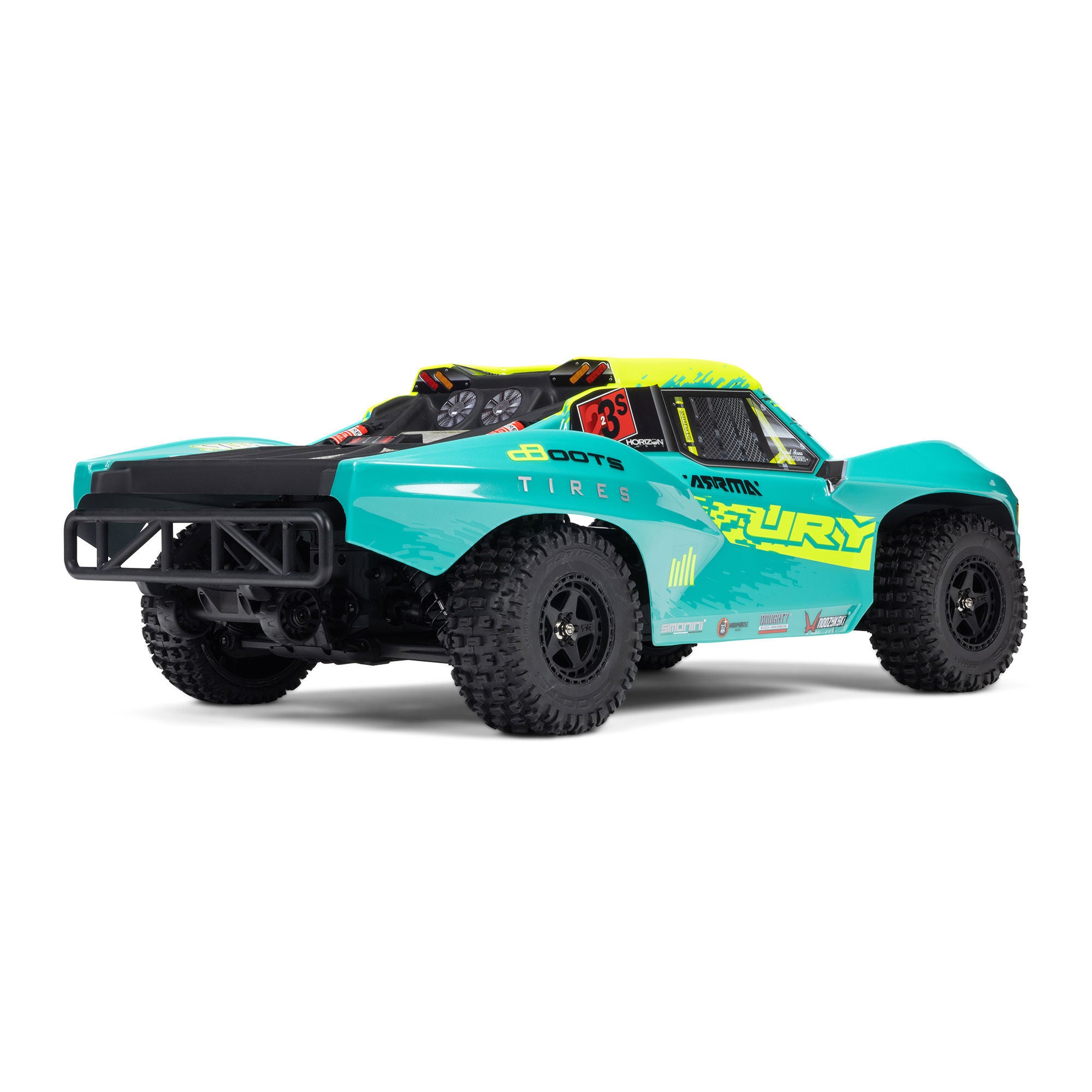 Arrma Fury 223S BLX Brushless 2WD Short Course vert RTR - ARA3521T2 - Breizh Modélisme.