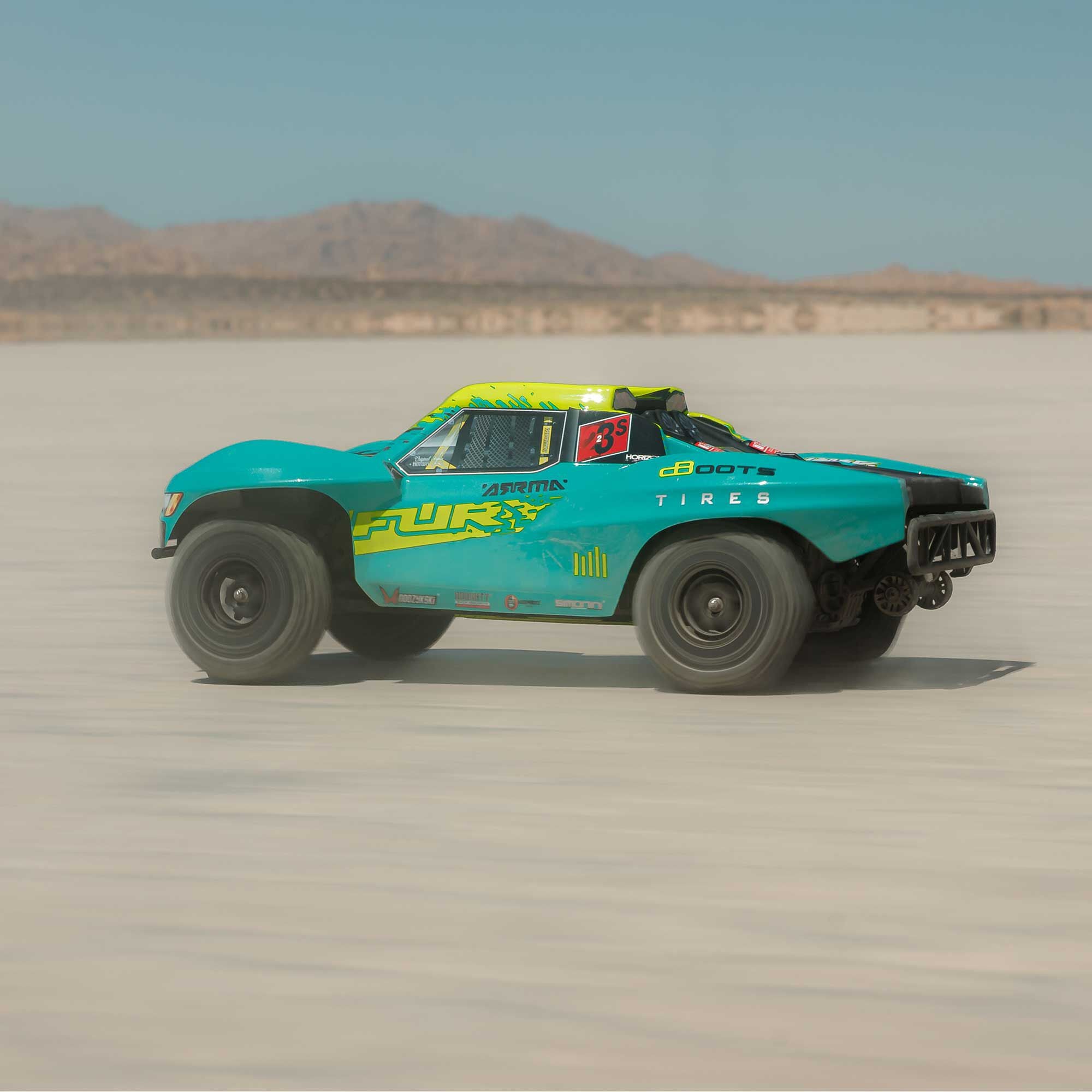 Arrma Fury 223S BLX Brushless 2WD Short Course vert RTR - ARA3521T2 - Breizh Modélisme.