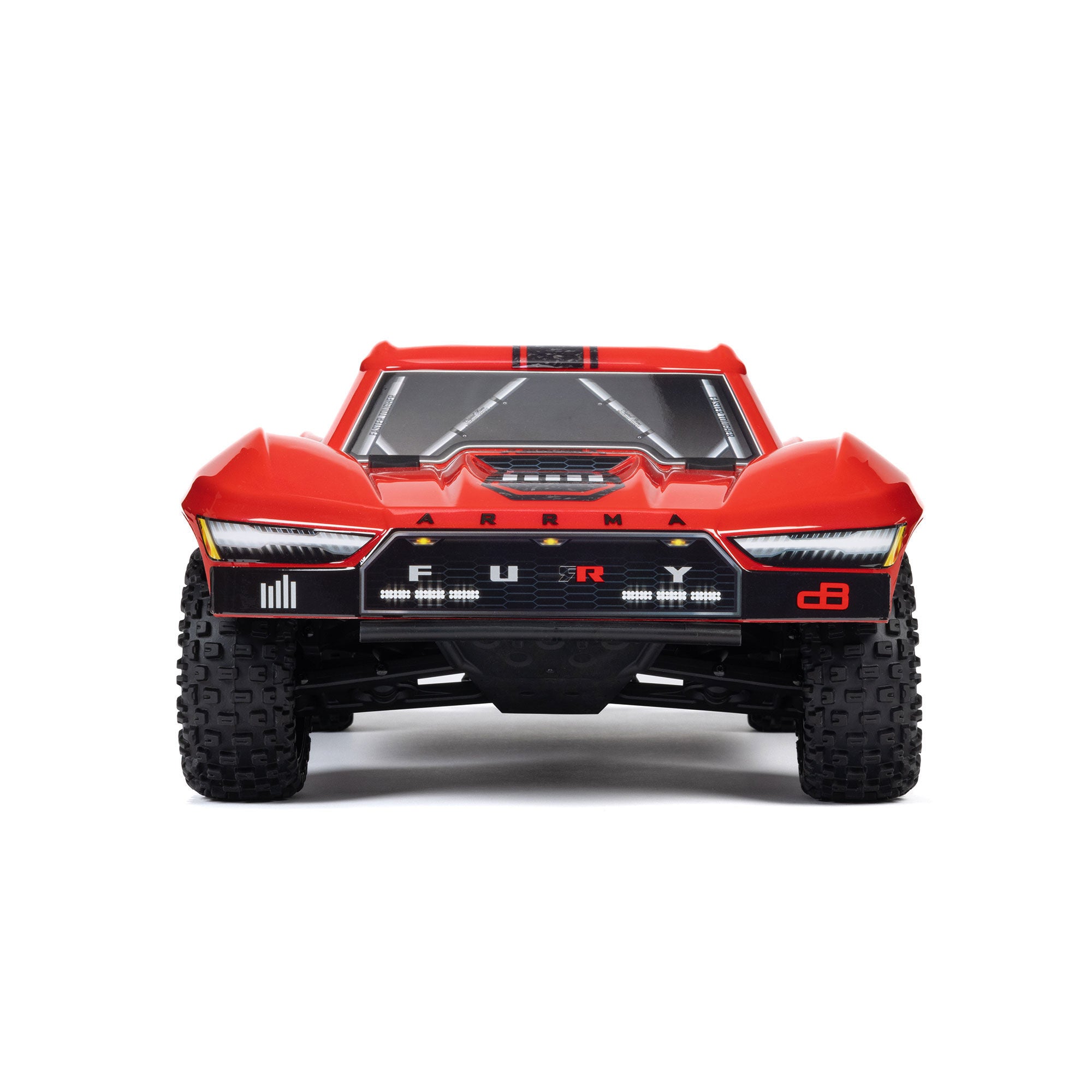 Arrma Fury Mega 550 2WD RTR 1/10 short course rouge - ARA3221ST1 - Breizh Modélisme.