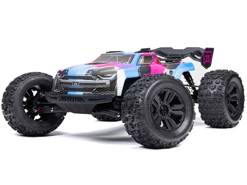 ARRMA Kraton 6S V6 4X4 BLX Brushless Monster Truck 1/8 RTR Bleu - Breizh Modélisme.
