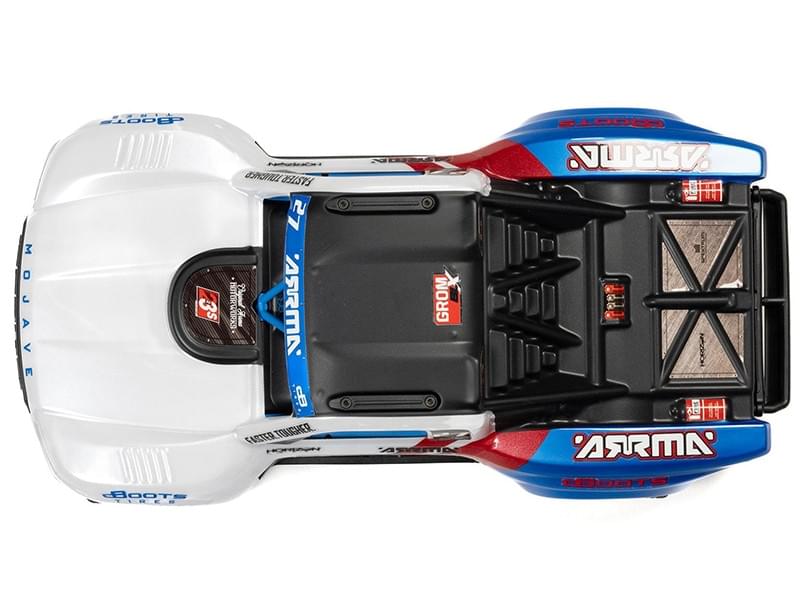 Arrma Mojave GROM 223S BLX 1/14 brushless 4X4 blanche - Breizh Modélisme.