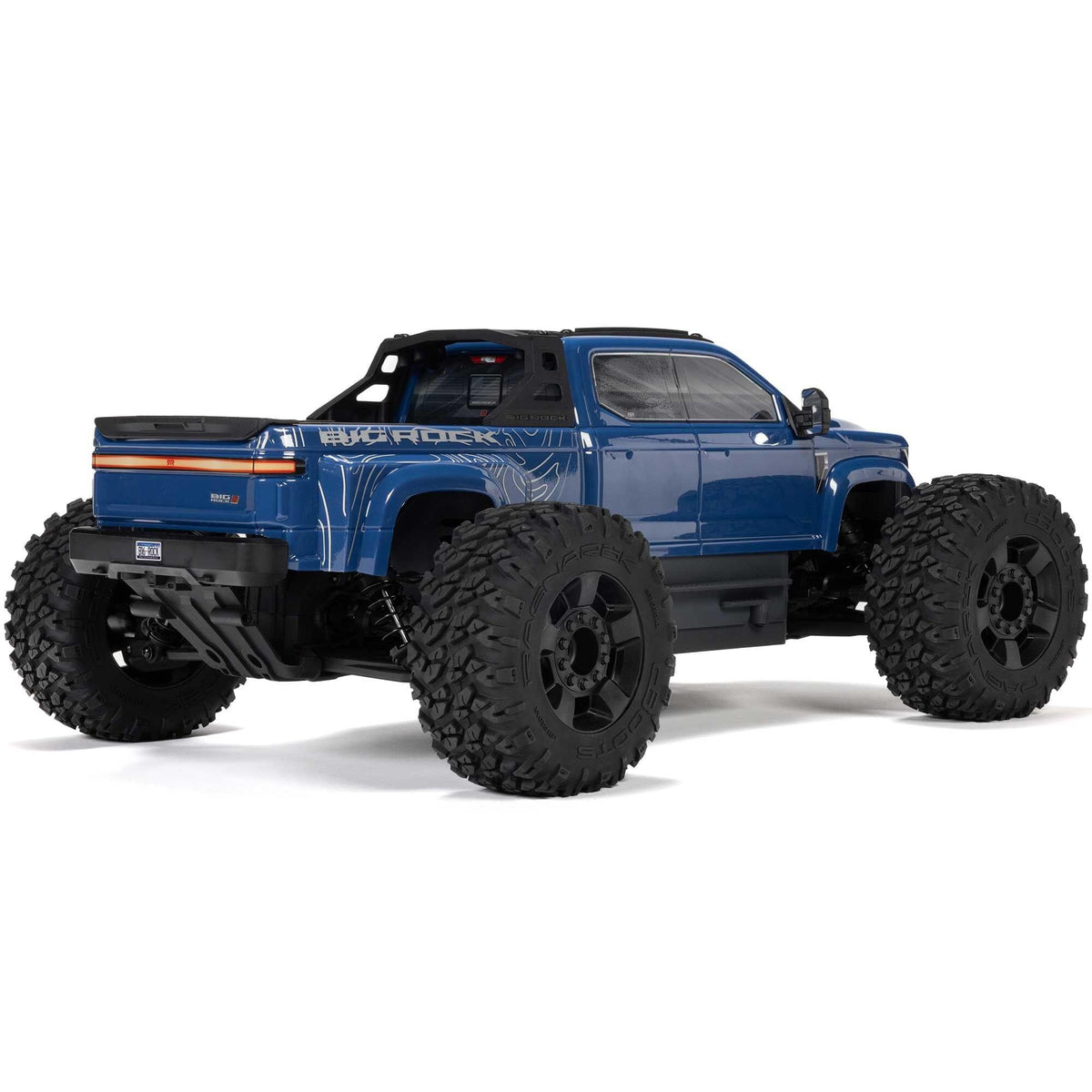 Arrma Monster Truck 1/10 BIG ROCK 223S DSC brushless 4X4 RTR bleu - ARA4312V4T3 - Breizh Modélisme.