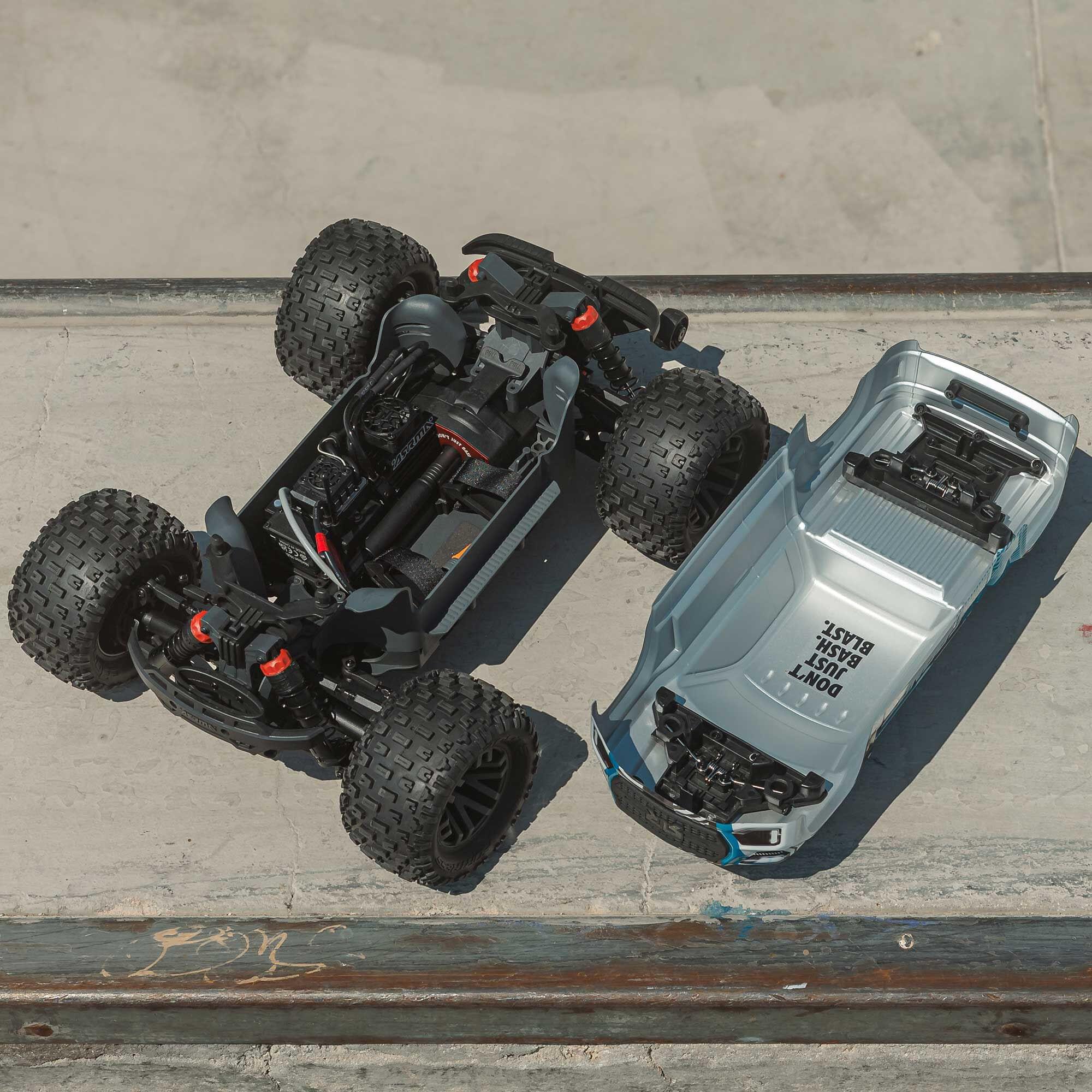 Arrma Monster Truck brushless GRANITE 223S DSC 4X4 RTR 1/10 gris - ARA4302V4T3 - Breizh Modélisme.
