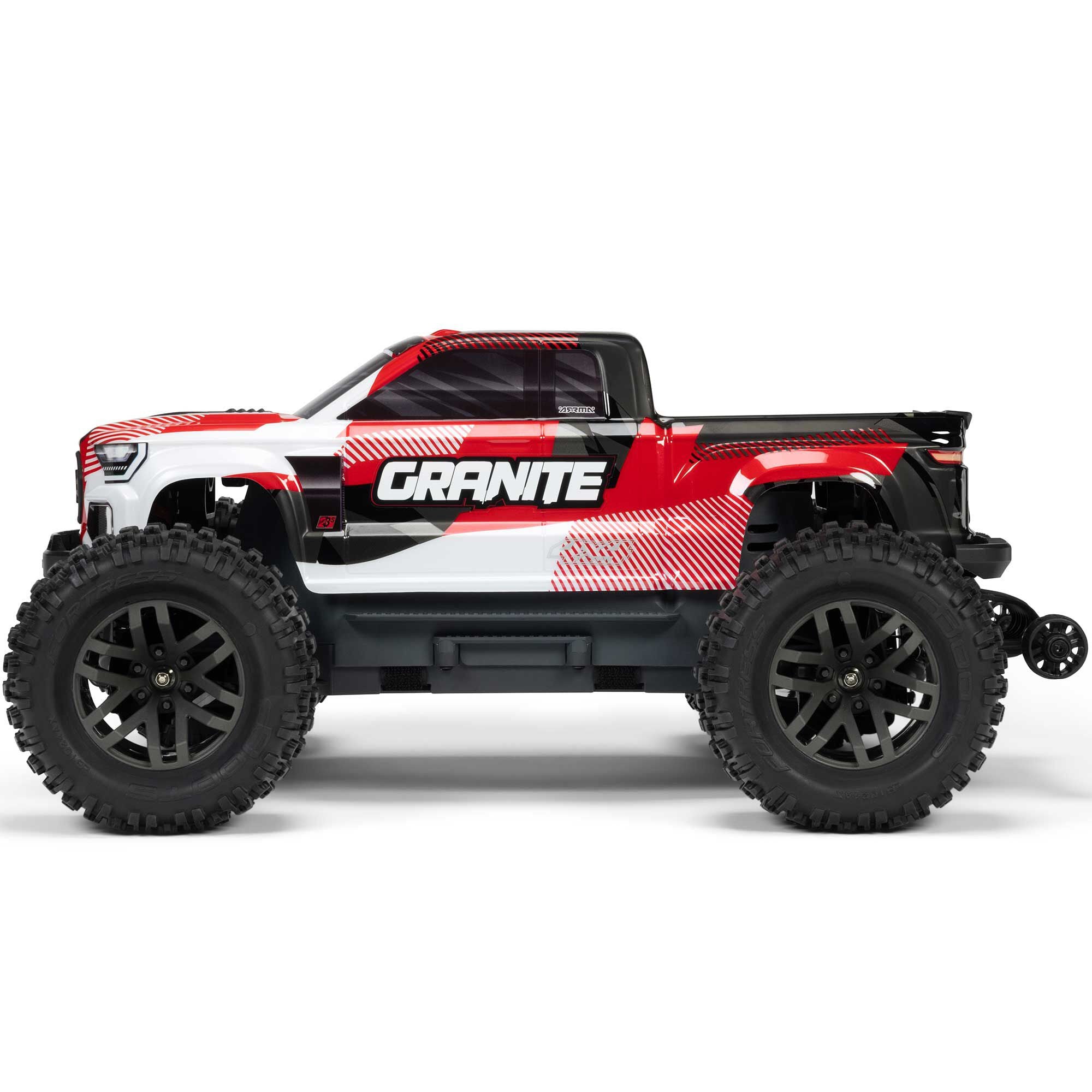 Arrma Monster Truck brushless GRANITE 223S DSC 4X4 RTR 1/10 rouge - ARA4302V4T2 - Breizh Modélisme.