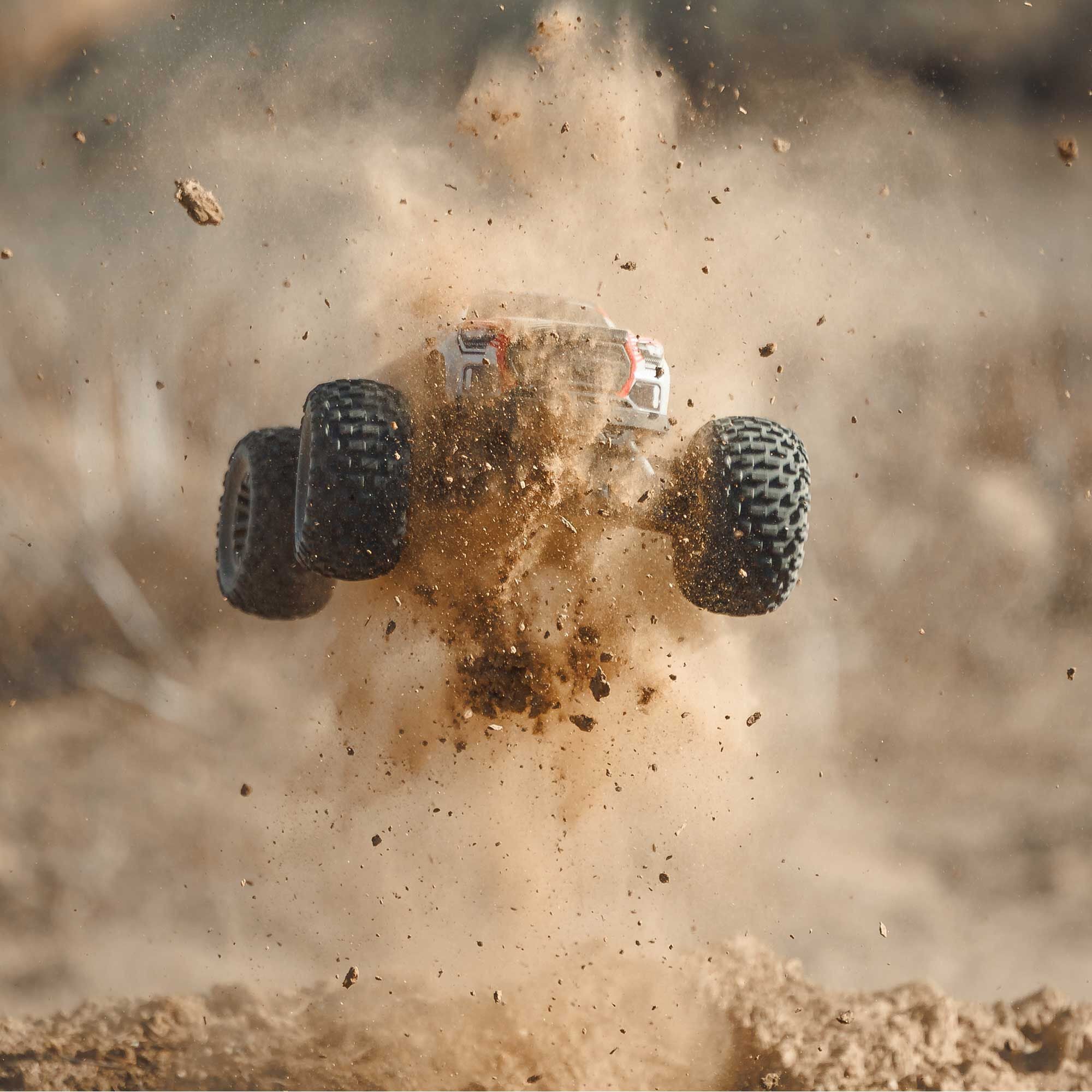 Arrma Monster Truck brushless GRANITE 223S DSC 4X4 RTR 1/10 rouge - ARA4302V4T2 - Breizh Modélisme.