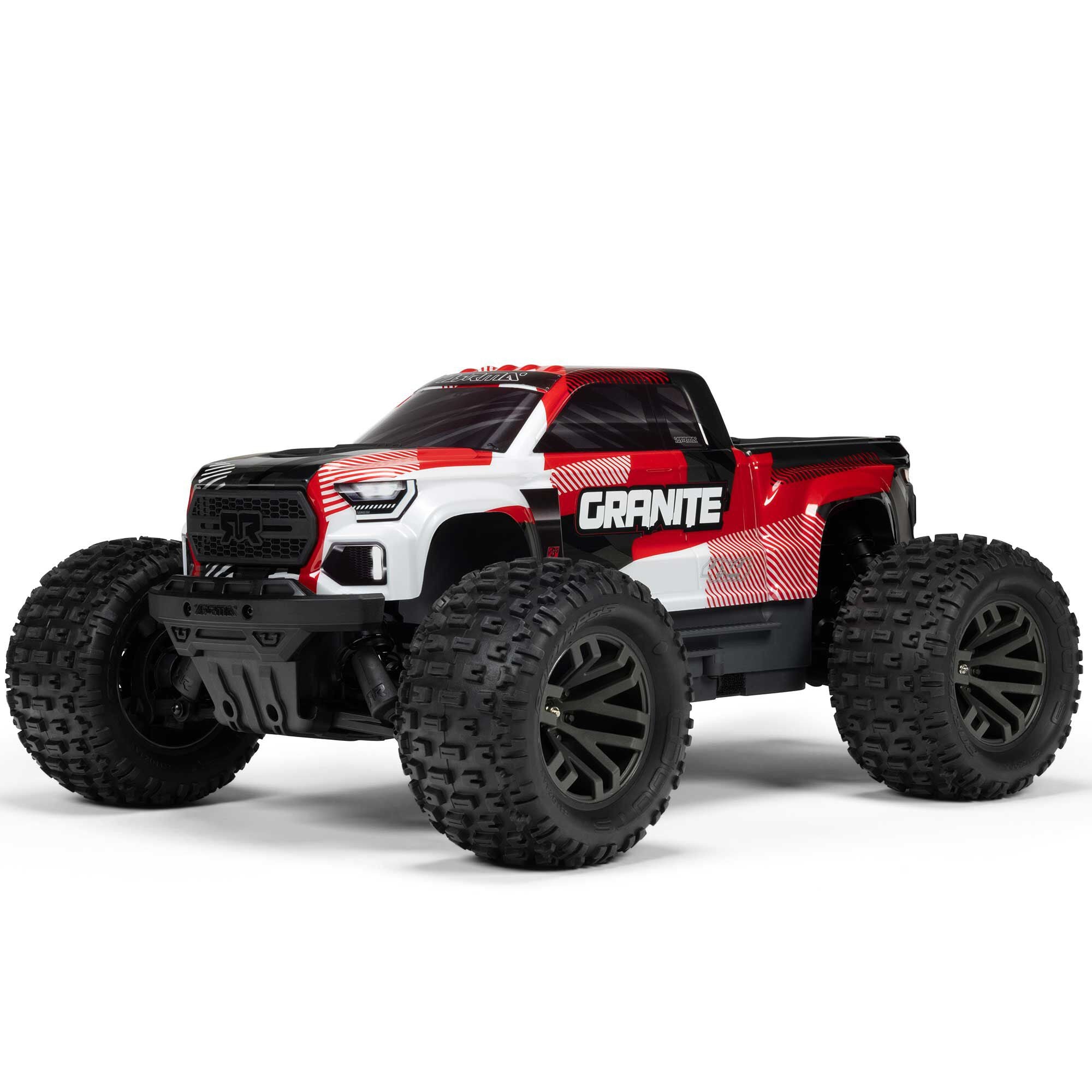 Arrma Monster Truck brushless GRANITE 223S DSC 4X4 RTR 1/10 rouge - ARA4302V4T2 - Breizh Modélisme.