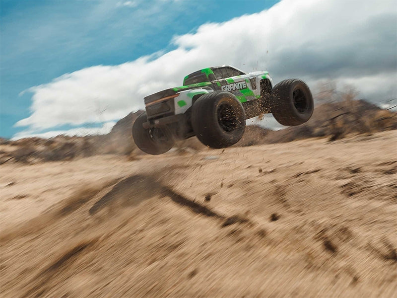 Arrma Monster Truck charbon Granite MEGA 665 4X4 RTR 1/10 ARA4202V4T1 - Breizh Modélisme.