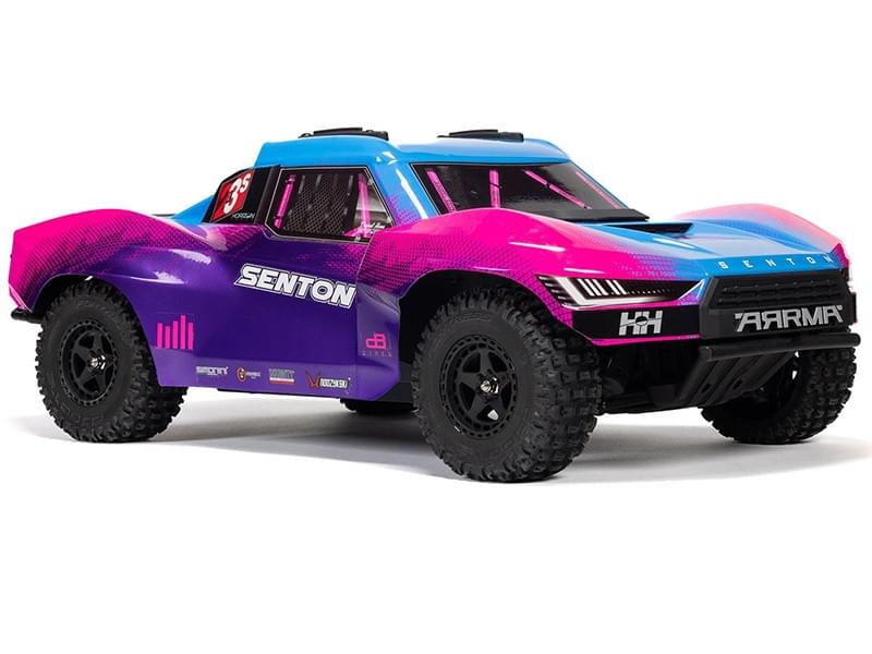 Arrma Senton 1/10 V4 223S BLX Brushless 4X4 bleu - ARA4303V4T3 - Breizh Modélisme.