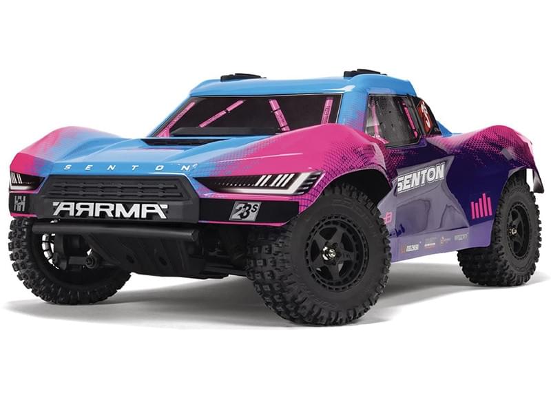 Arrma Senton 1/10 V4 223S BLX Brushless 4X4 bleu - ARA4303V4T3 - Breizh Modélisme.
