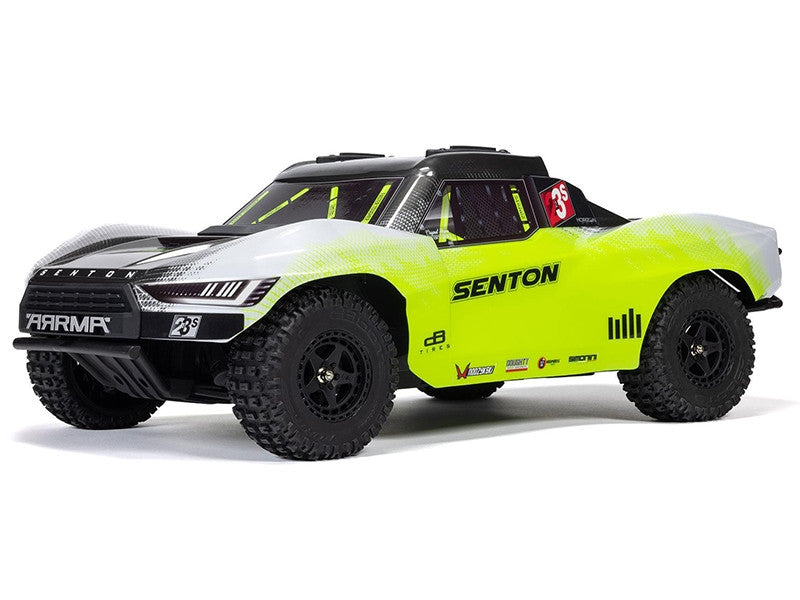 Arrma Senton 1/10 V4 223S BLX Brushless 4X4 jaune - ARA4303V4T1 - Breizh Modélisme.