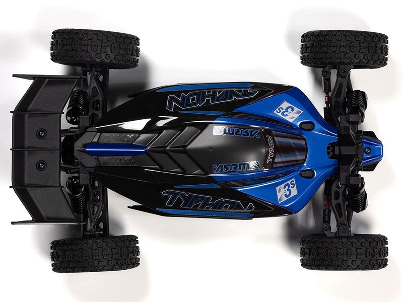 Arrma Typhon GROM 223S BLX 1/14 brushless 4X4 bleu - Breizh Modélisme.
