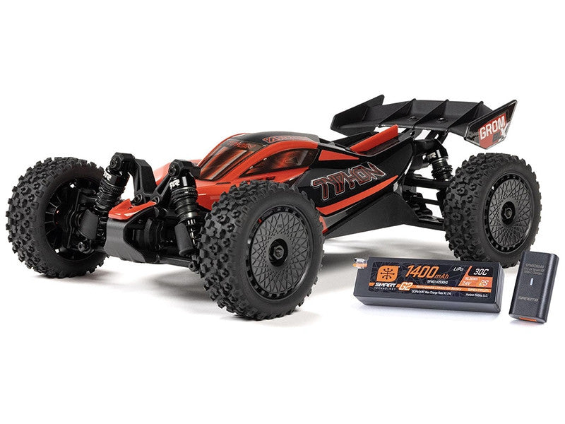Arrma Typhon GROM 223S BLX 1/14 brushless 4X4 rouge - Breizh Modélisme.