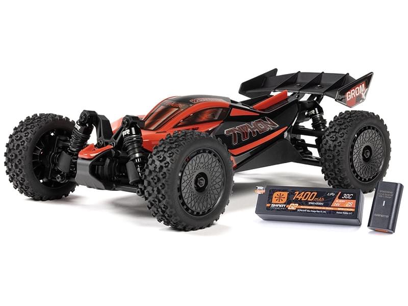 Arrma Typhon GROM 223S BLX 1/14 brushless 4X4 rouge - Breizh Modélisme.