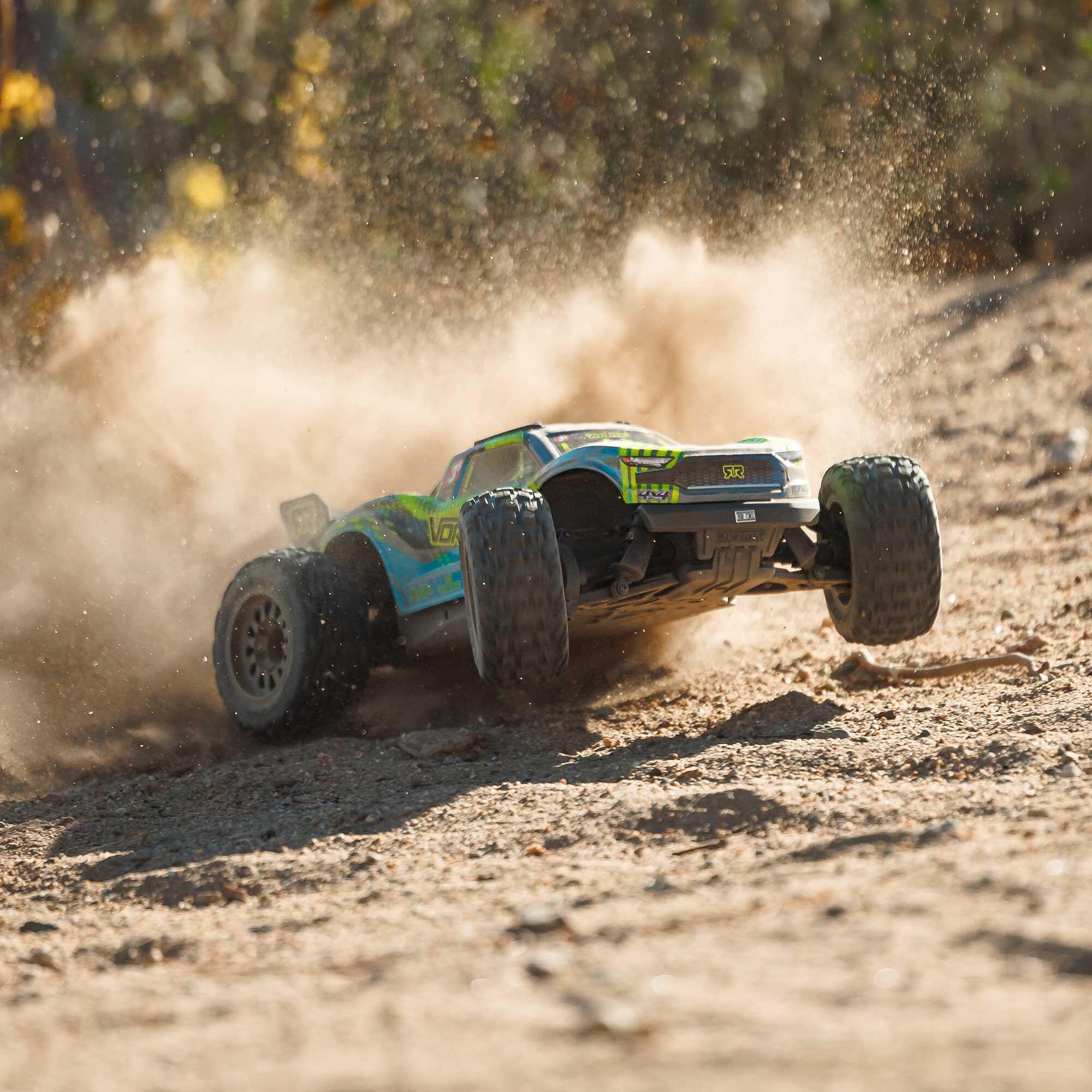 Arrma Vorteks 1/10 223S BLX brushless 4x4 stadium truck RTR jaune - ARA4305V4T2 - Breizh Modélisme.