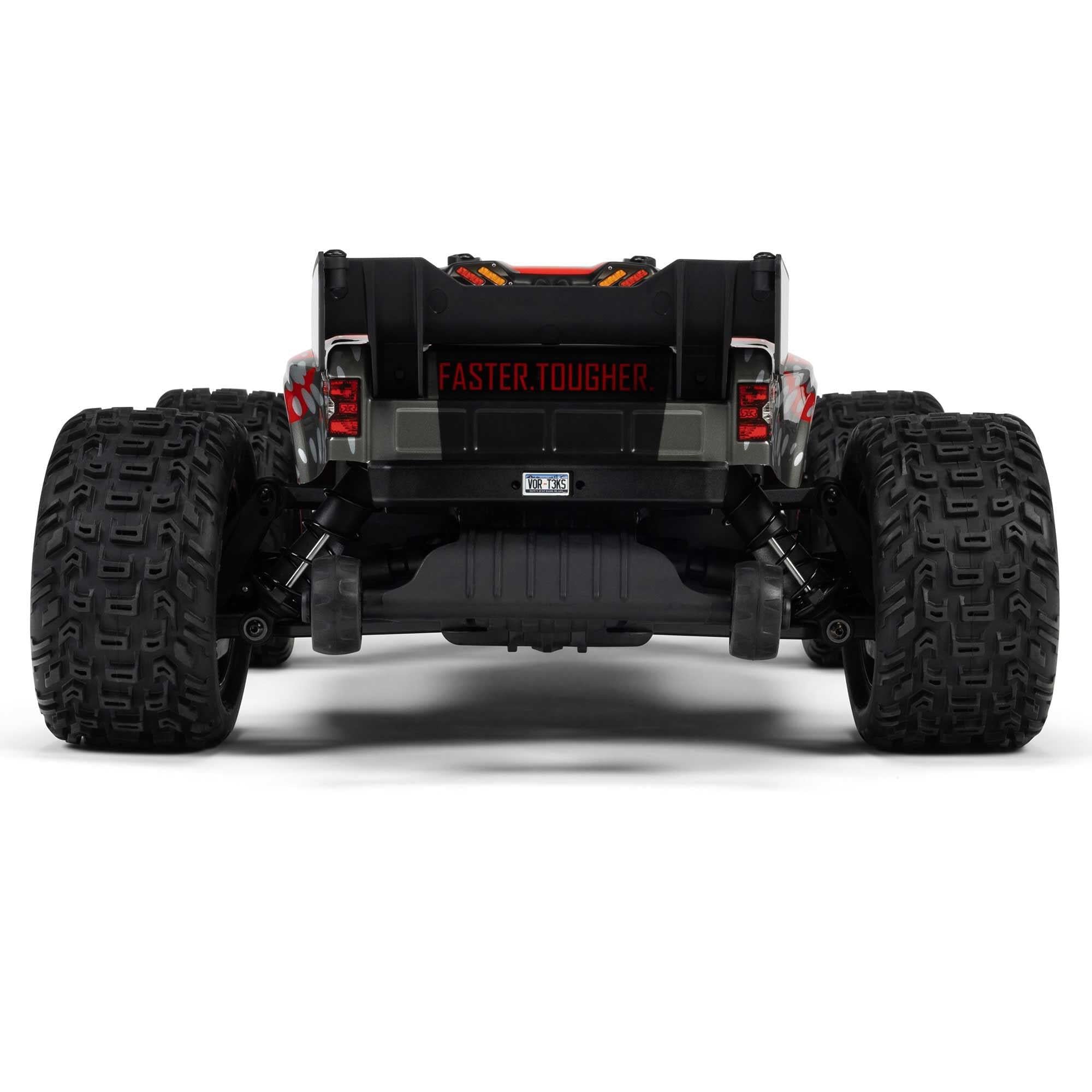 Arrma Vorteks 1/10 223S BLX brushless 4x4 stadium truck RTR rouge - ARA4305V4T1 - Breizh Modélisme.