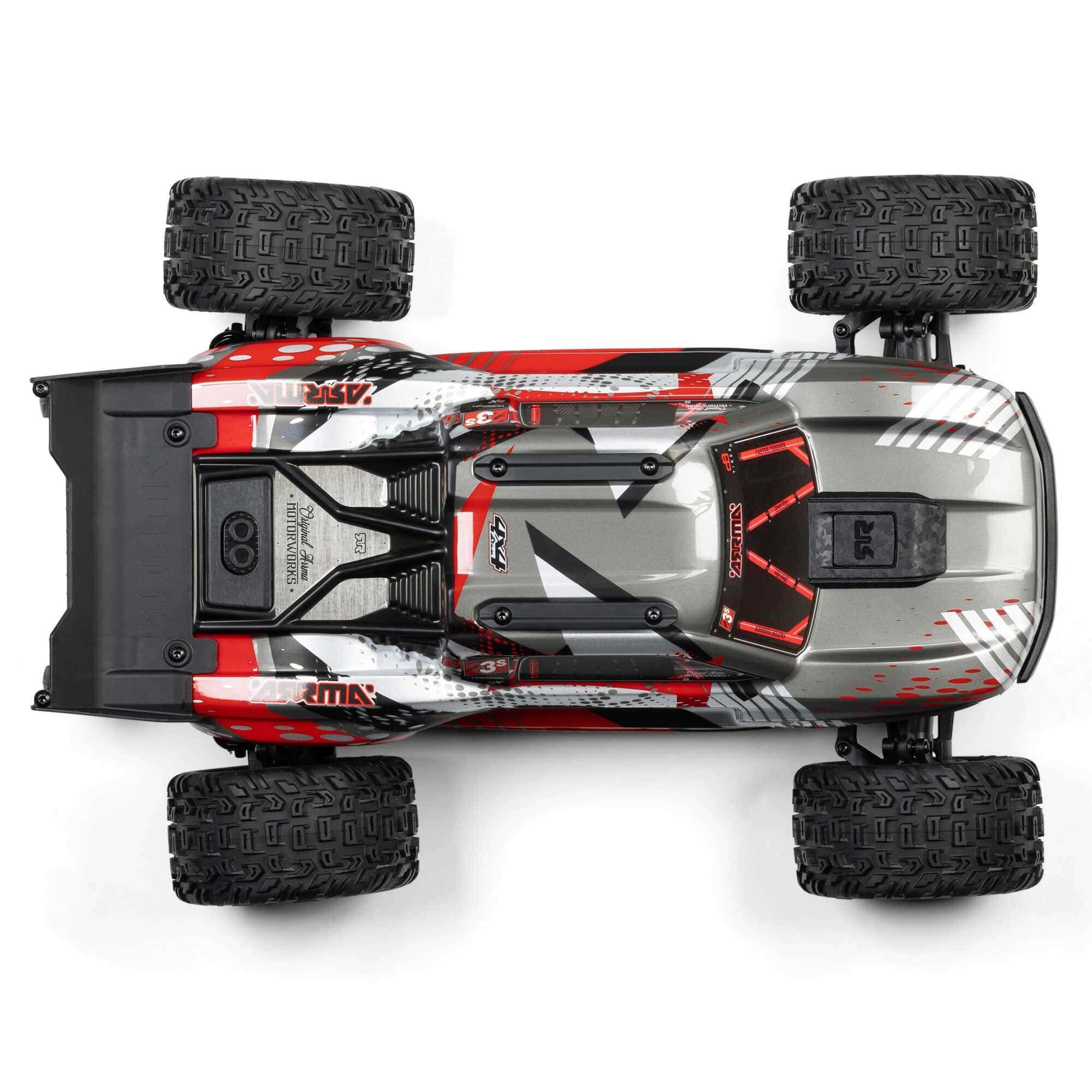 Arrma Vorteks 1/10 223S BLX brushless 4x4 stadium truck RTR rouge - ARA4305V4T1 - Breizh Modélisme.