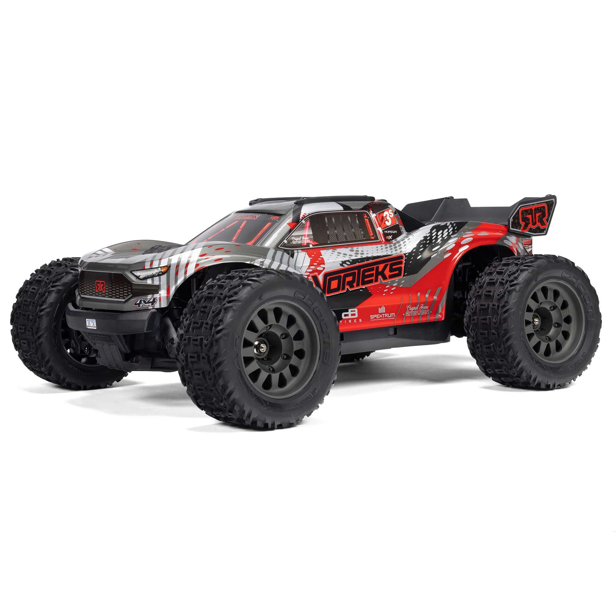 Arrma Vorteks 1/10 223S BLX brushless 4x4 stadium truck RTR rouge - ARA4305V4T1 - Breizh Modélisme.