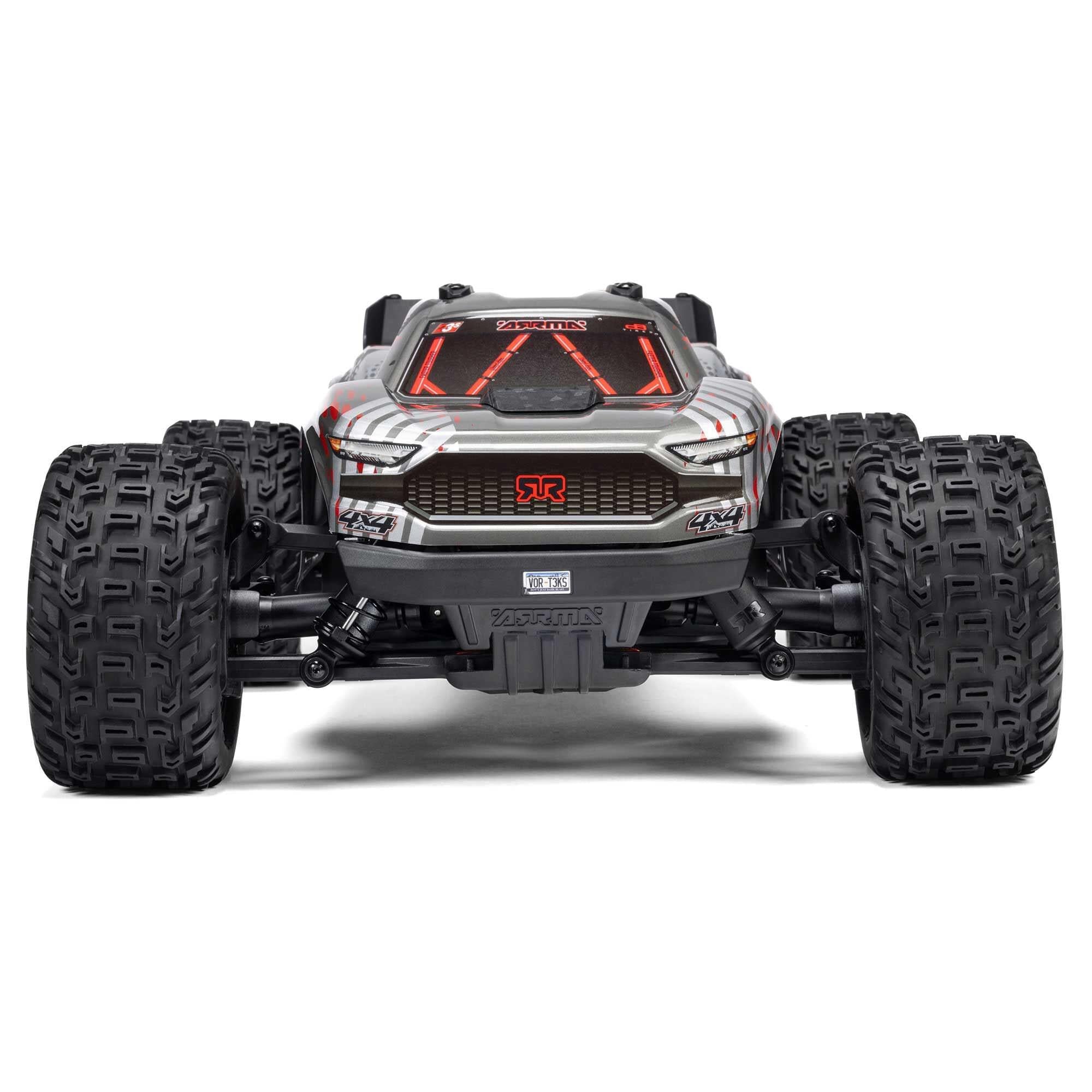 Arrma Vorteks 1/10 223S BLX brushless 4x4 stadium truck RTR rouge - ARA4305V4T1 - Breizh Modélisme.