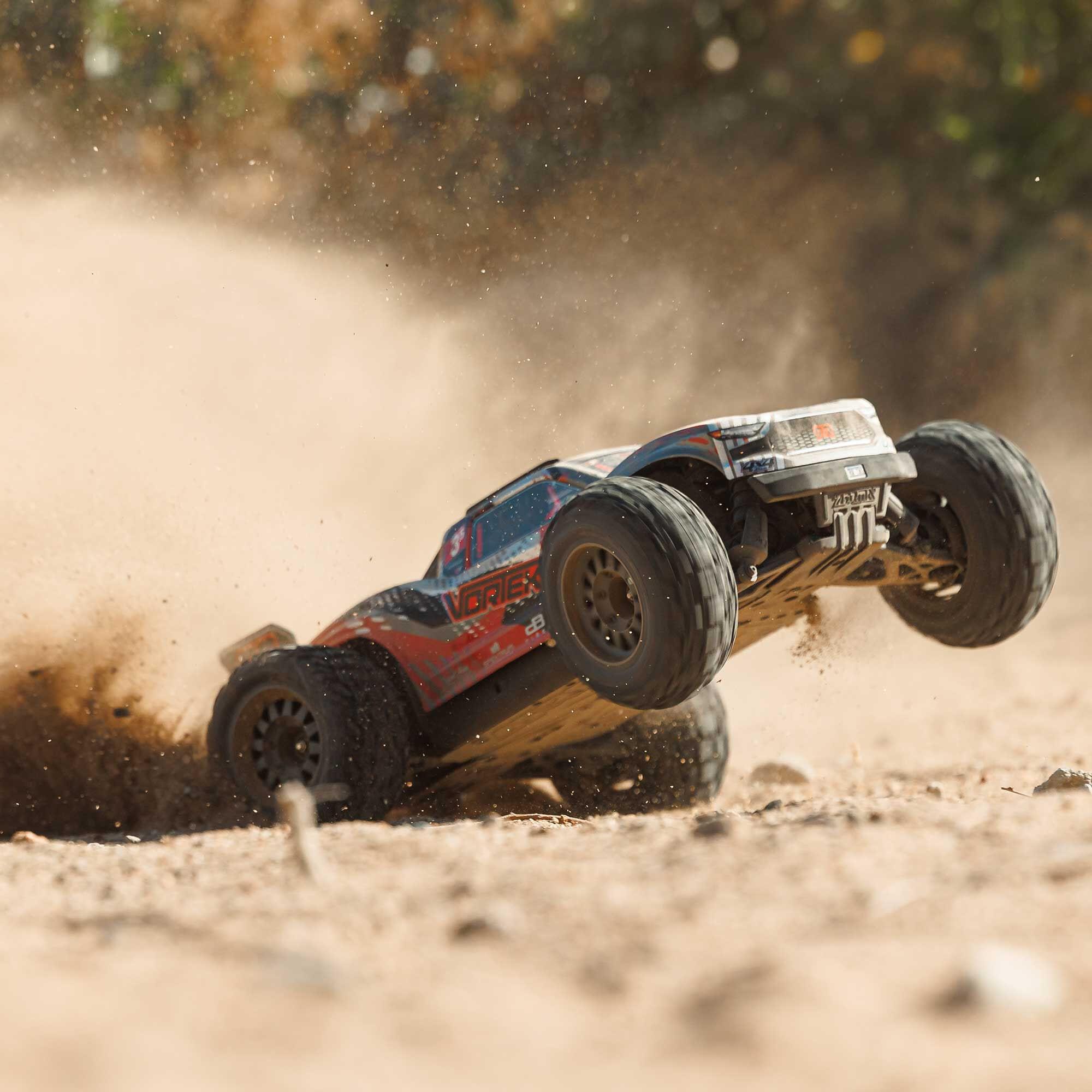Arrma Vorteks 1/10 223S BLX brushless 4x4 stadium truck RTR rouge - ARA4305V4T1 - Breizh Modélisme.